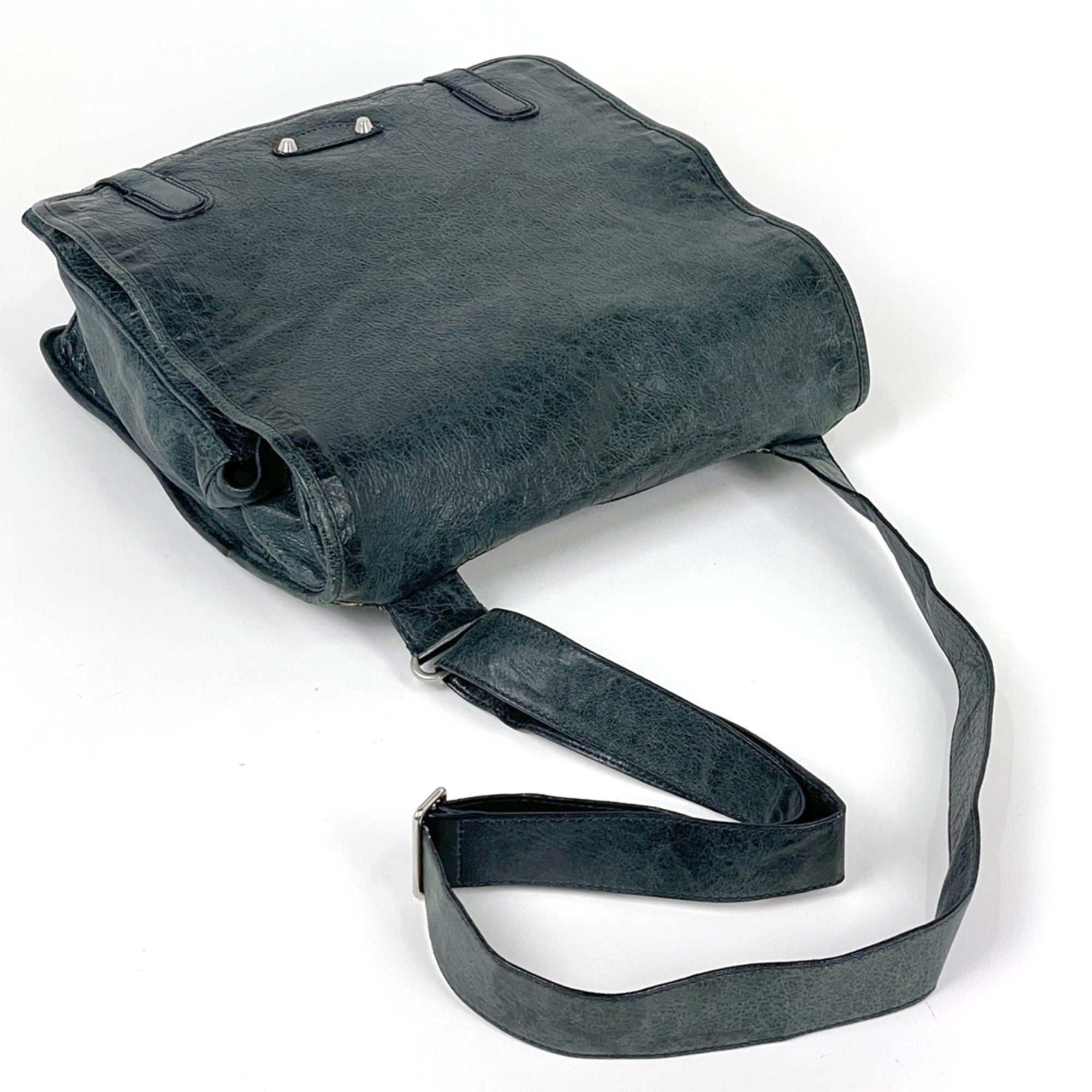 Balenciaga Navy Leather Shoulder Bag (Pre-Owned)