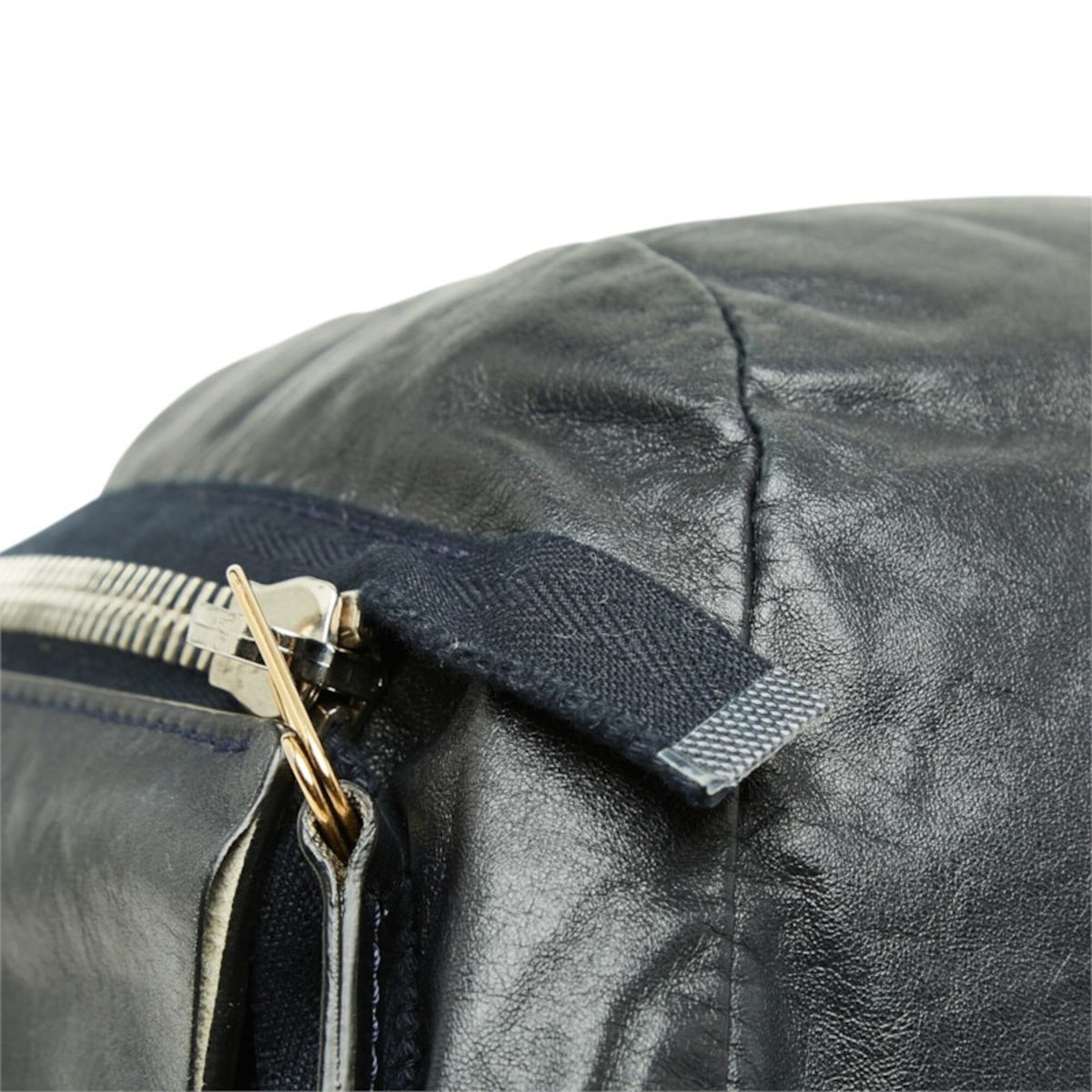 Celine Dark Navy Leather Shoulder Bag Tote Bag (Pre-Owned)