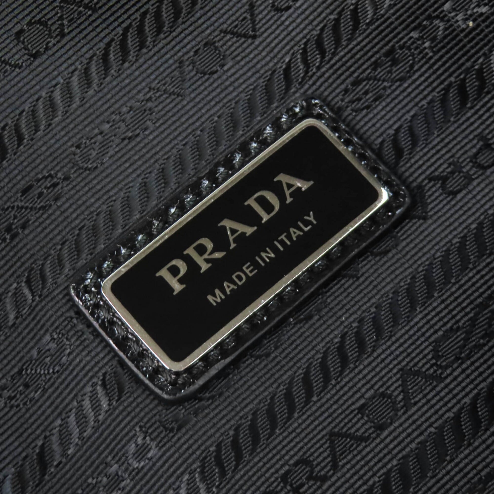 Prada Black Leather Shoulder Bag Sling Bag (Pre-Owned)