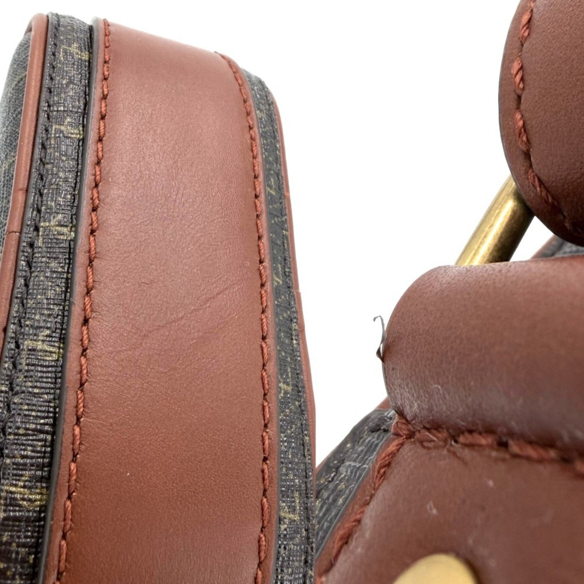Saint Laurent Brown Leather Shoulder Bag (Pre-Owned)