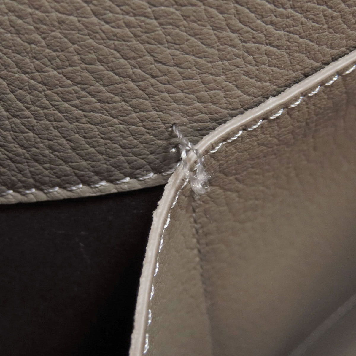 Tod's Gray Leather Tote Bag (Pre-Owned)