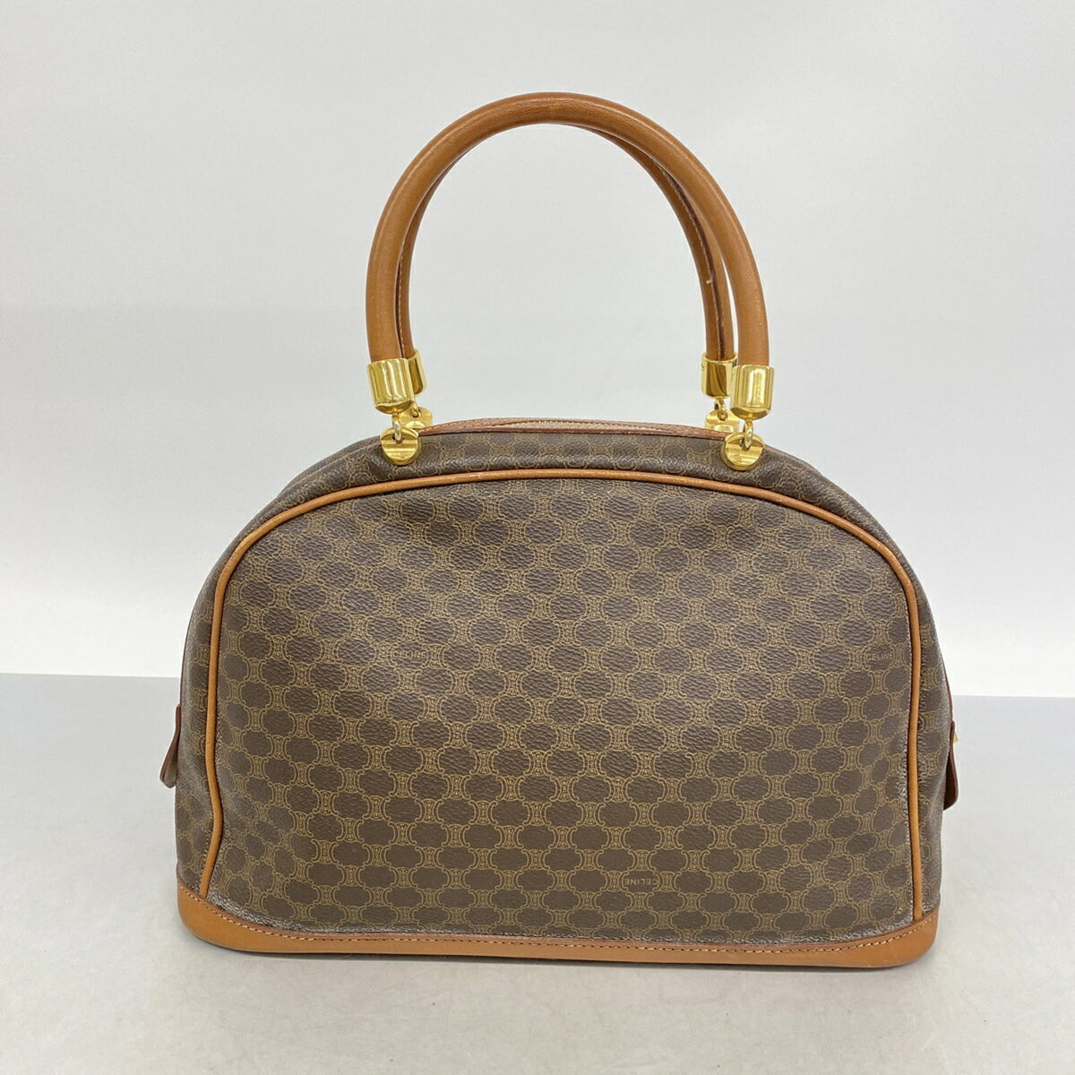Celine Brown Pvc Handbag (Pre-Owned)
