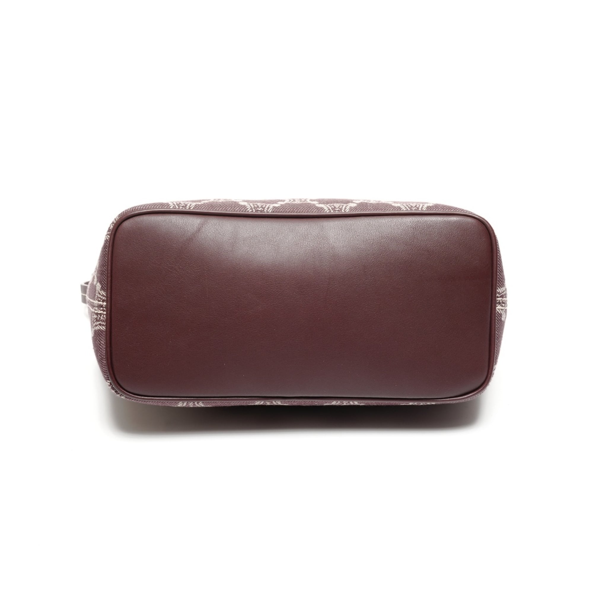 Celine Macadam Red Color Canvas Shoulder Bag (Pre-Owned)