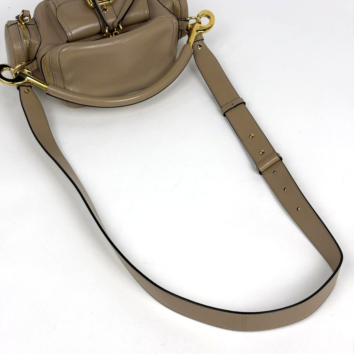 Chloé Beige Leather Handbag (Pre-Owned)