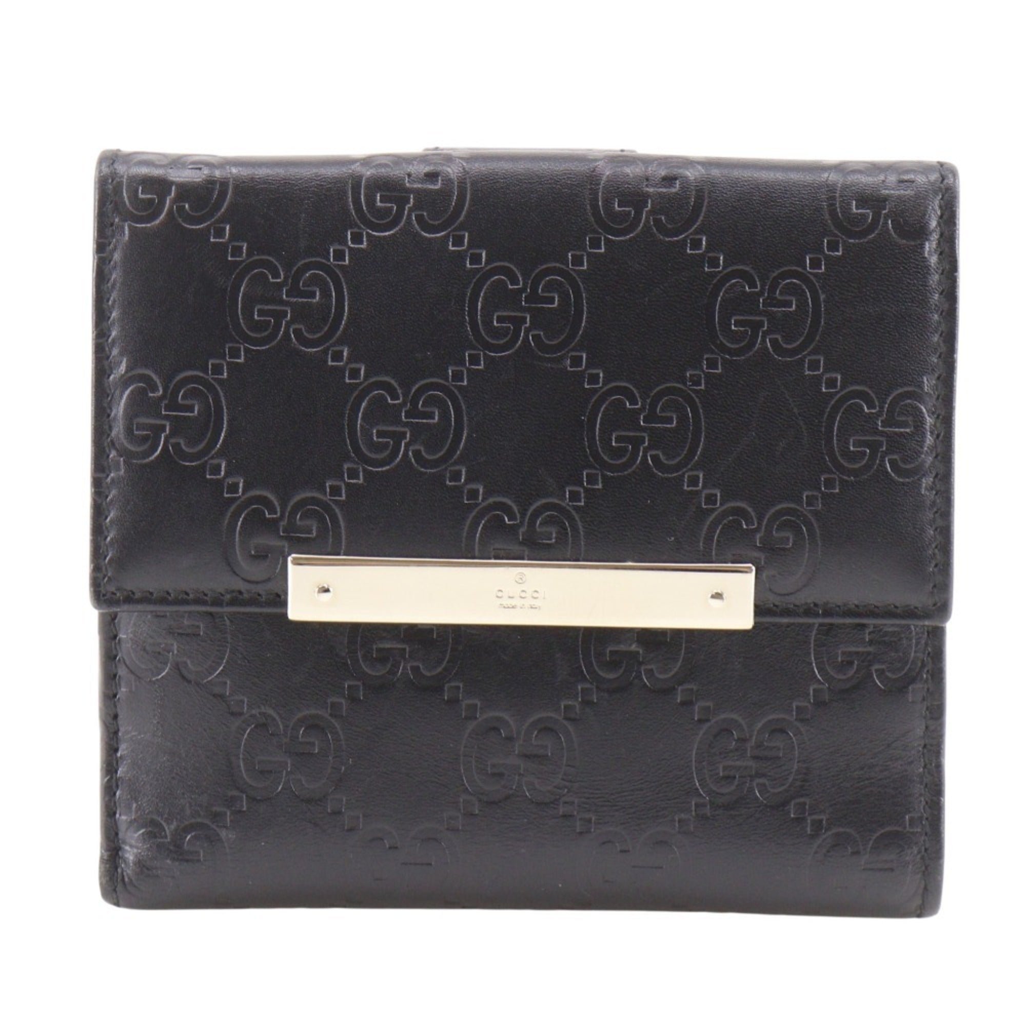 Gucci Black Leather Wallet (Bi-Fold) (Pre-Owned)