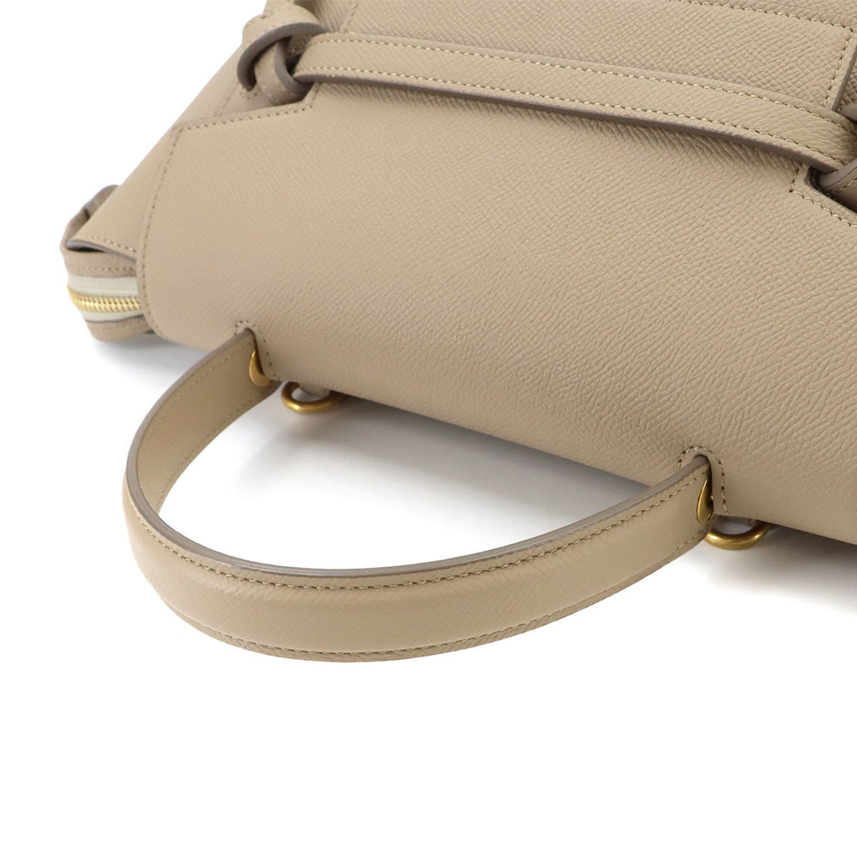 Celine Beige Leather Fanny Pack Handbag (Pre-Owned)