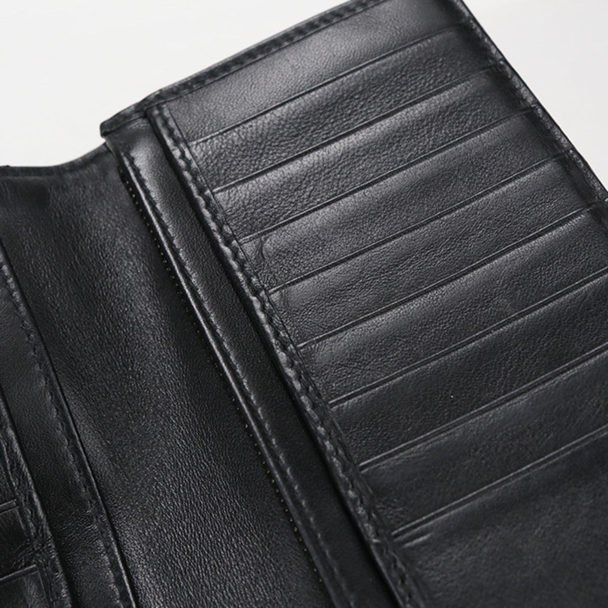 Christian Dior Black Jacquard Long Wallet (Bi-Fold) (Pre-Owned)