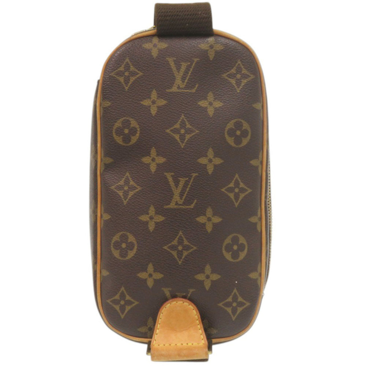 Louis Vuitton Brown Monogram Pochette Sling Bag (Pre-Owned)