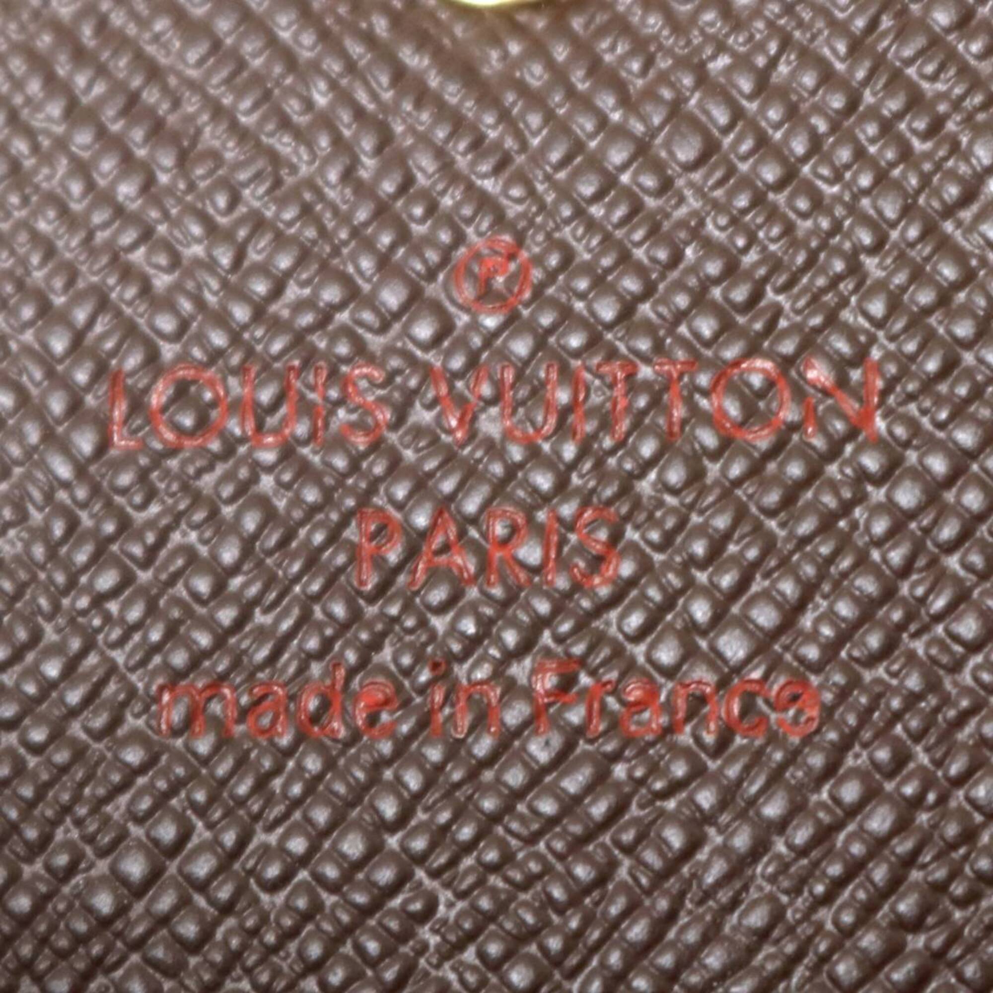 Louis Vuitton Damier Damier Canvas Ebene Long Wallet (Tri-Fold) (Pre-Owned)