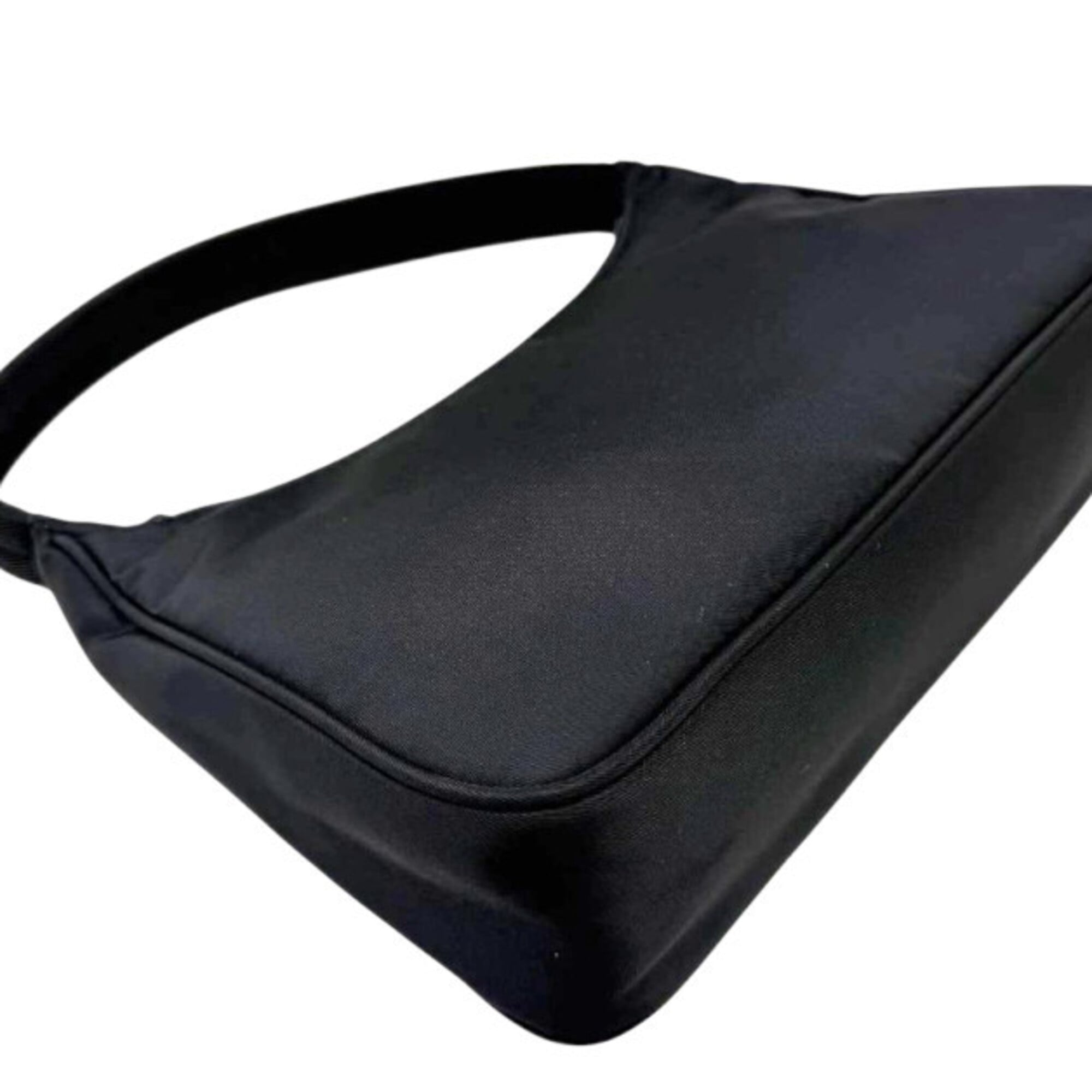Prada Black Nylon Handbag Pouch Shoulder Bag (Pre-Owned)
