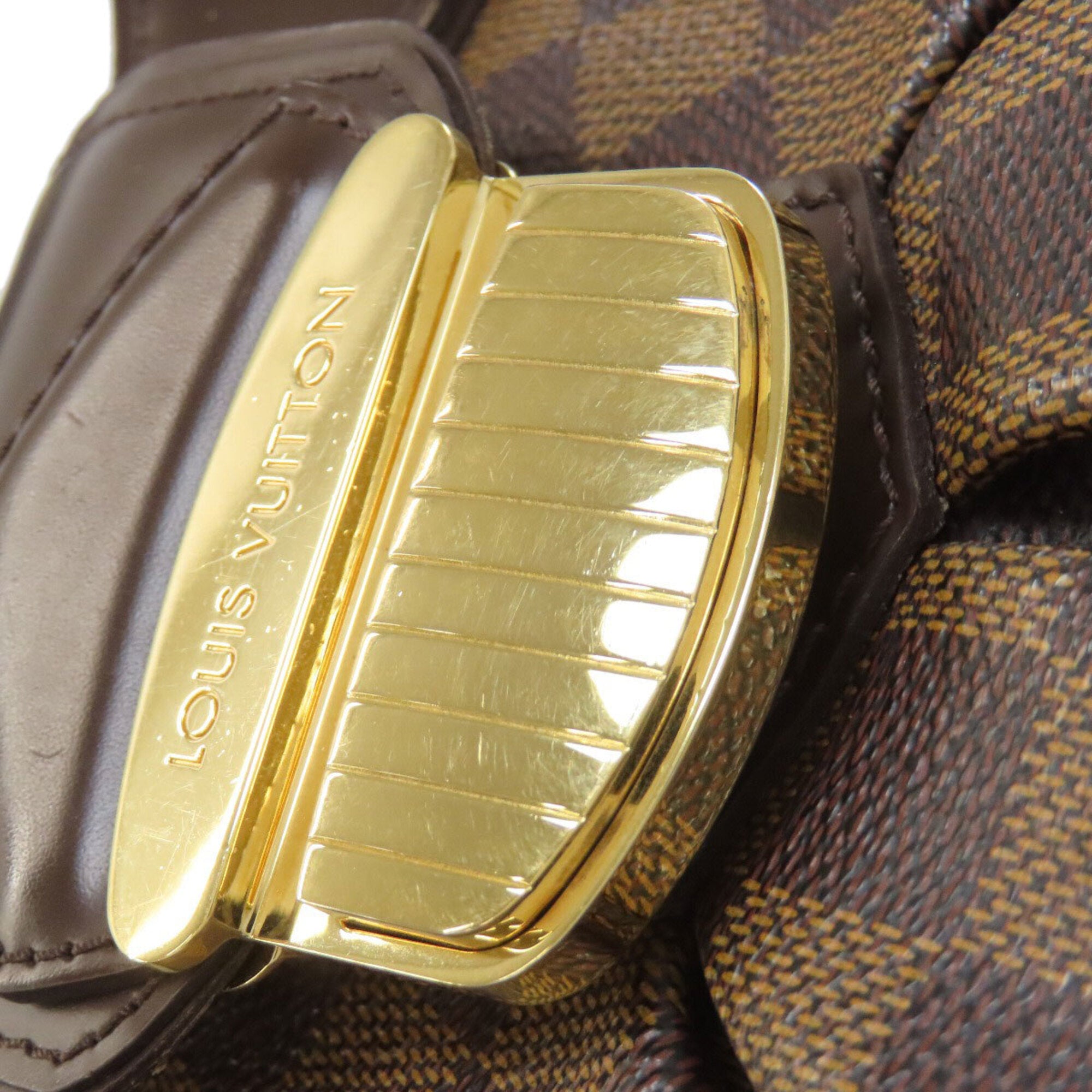 Louis Vuitton Damier Canvas Ebene Damier Canvas Shoulder Bag (Pre-Owned)