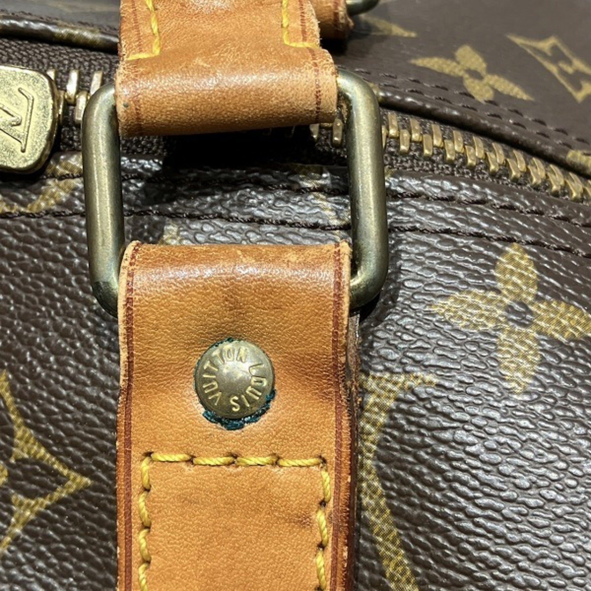 Louis Vuitton Brown Monogram Boston Bag Handbag (Pre-Owned)