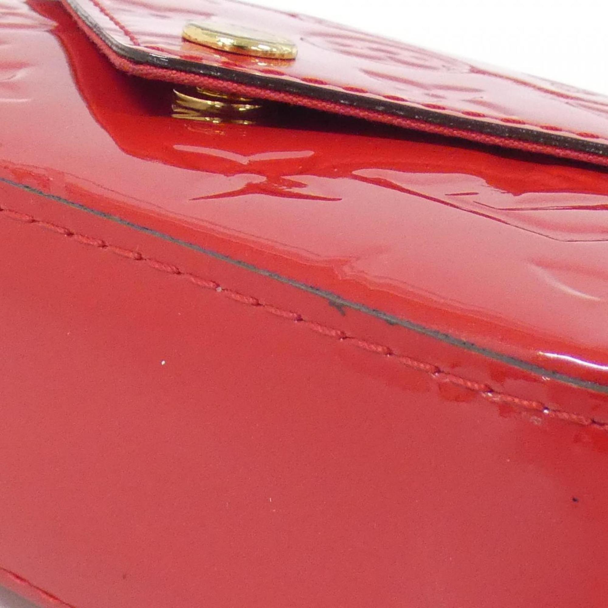 Louis Vuitton Cerise Red Color Leather Shoulder Bag (Pre-Owned)