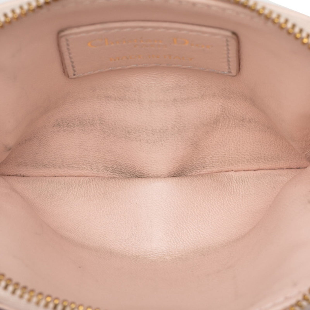 Christian Dior Pink Leather Coin Purse/Coin Case (Pre-Owned)
