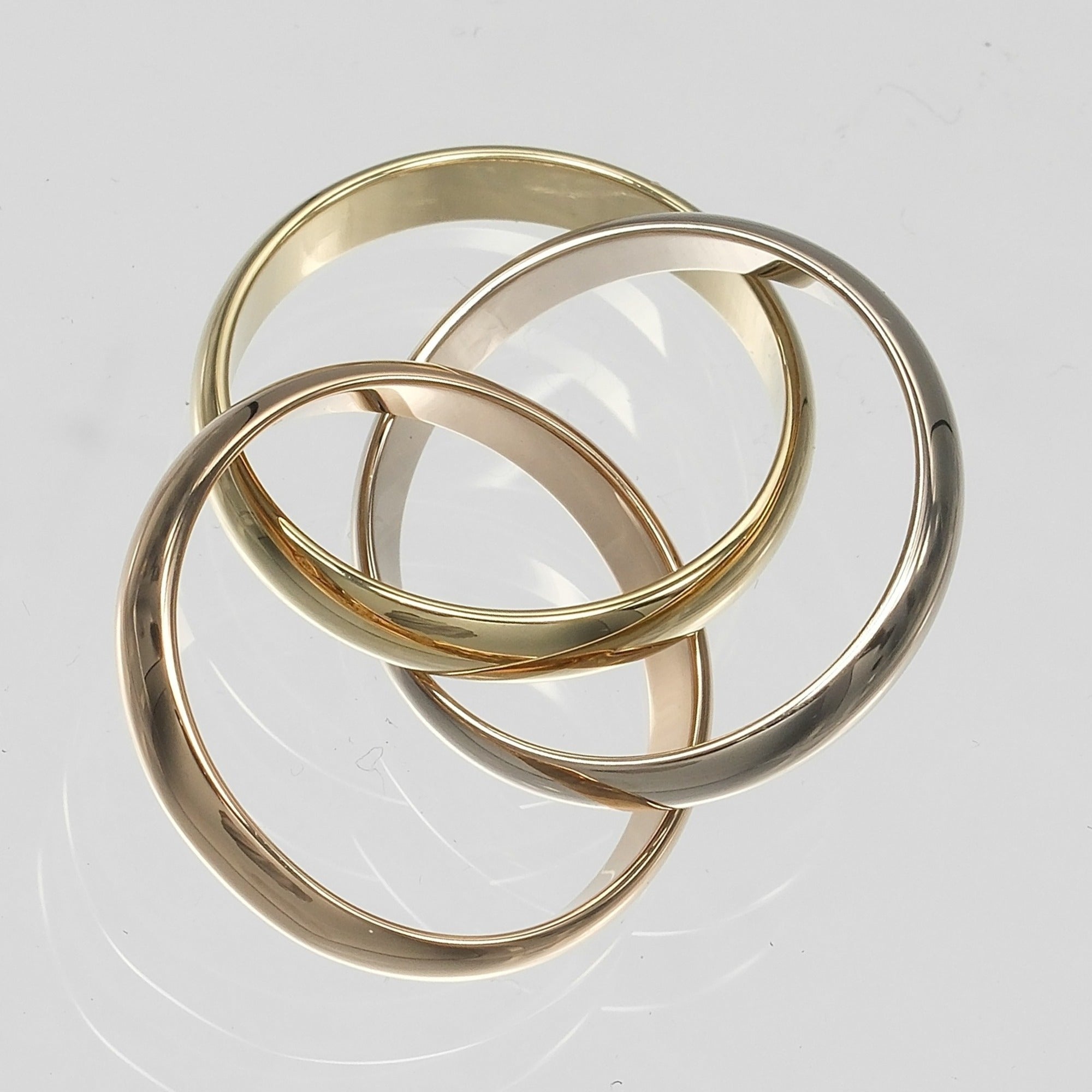 Cartier Yellow Gold (18K) Pink Gold (18K) White Gold (18K) Band Ring (Pre-Owned)