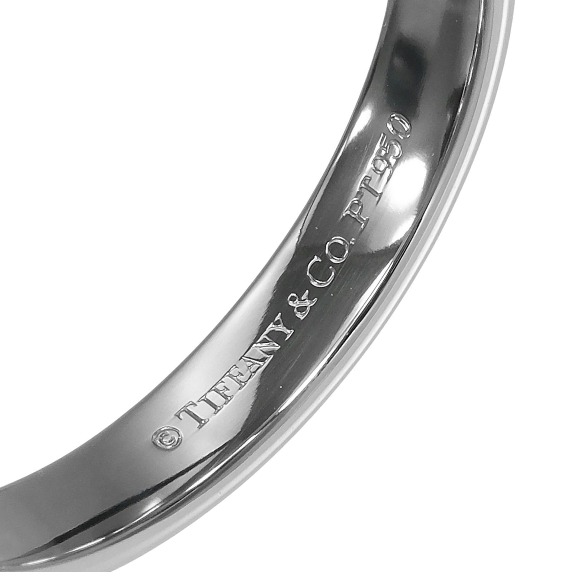 Tiffany Platinum 950 Band Ring (Pre-Owned)