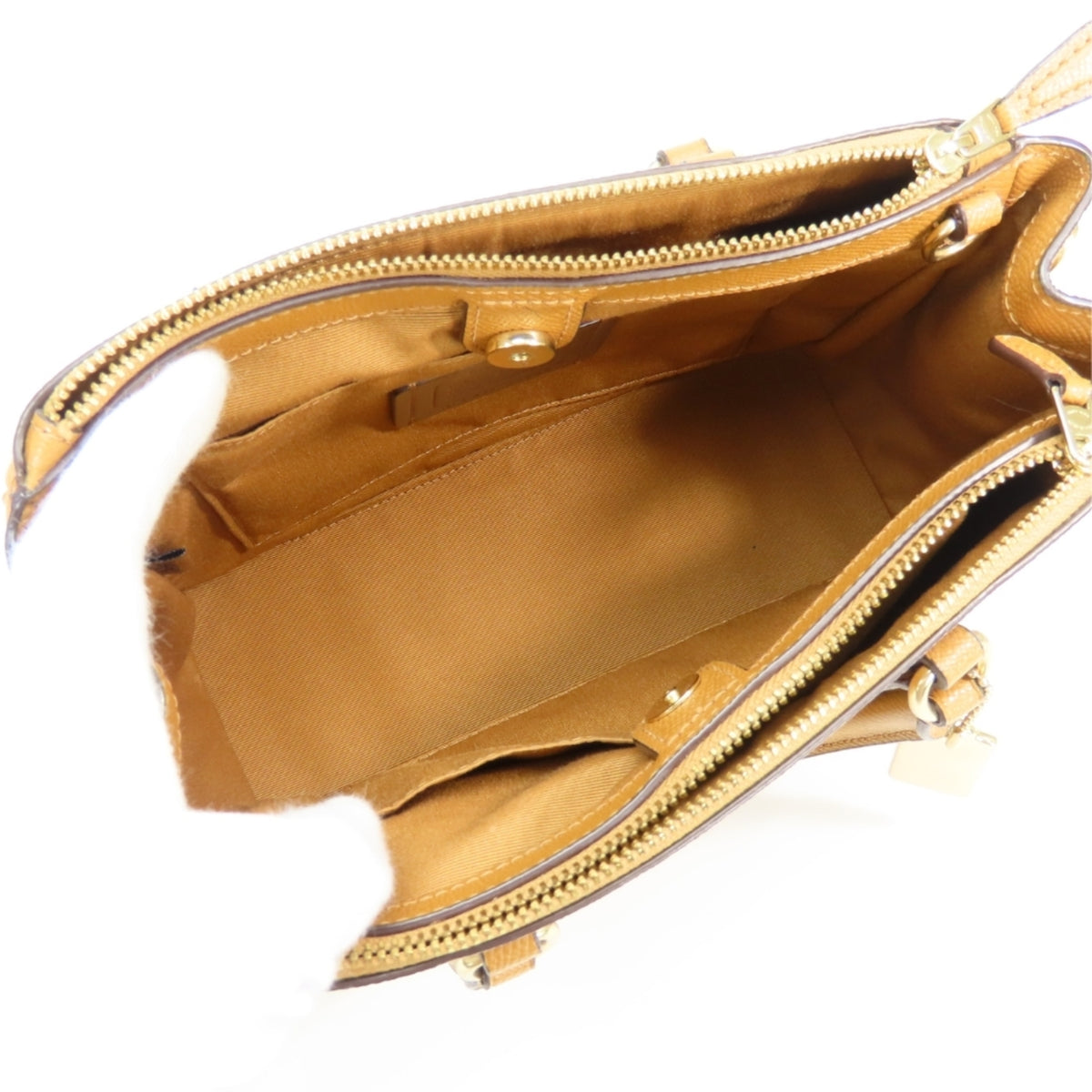 Coach Brown Camel Leather Handbag Shoulder Bag (Pre-Owned)