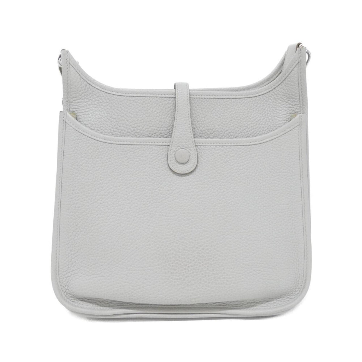 Hermes Beige Taurillon Clemence Leather Shoulder Bag (Pre-Owned)