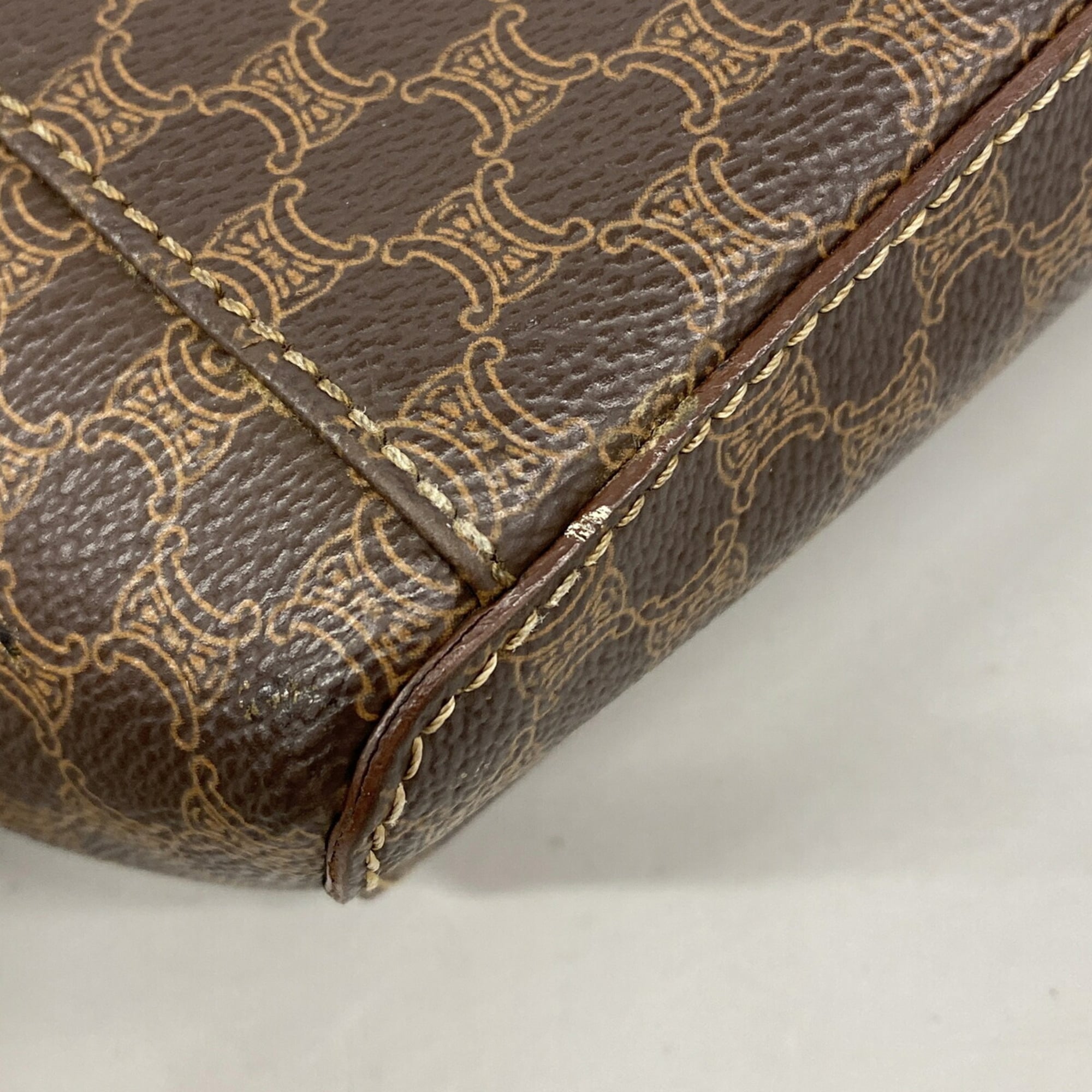 Celine Brown Pvc Vanity Bag (Pre-Owned)