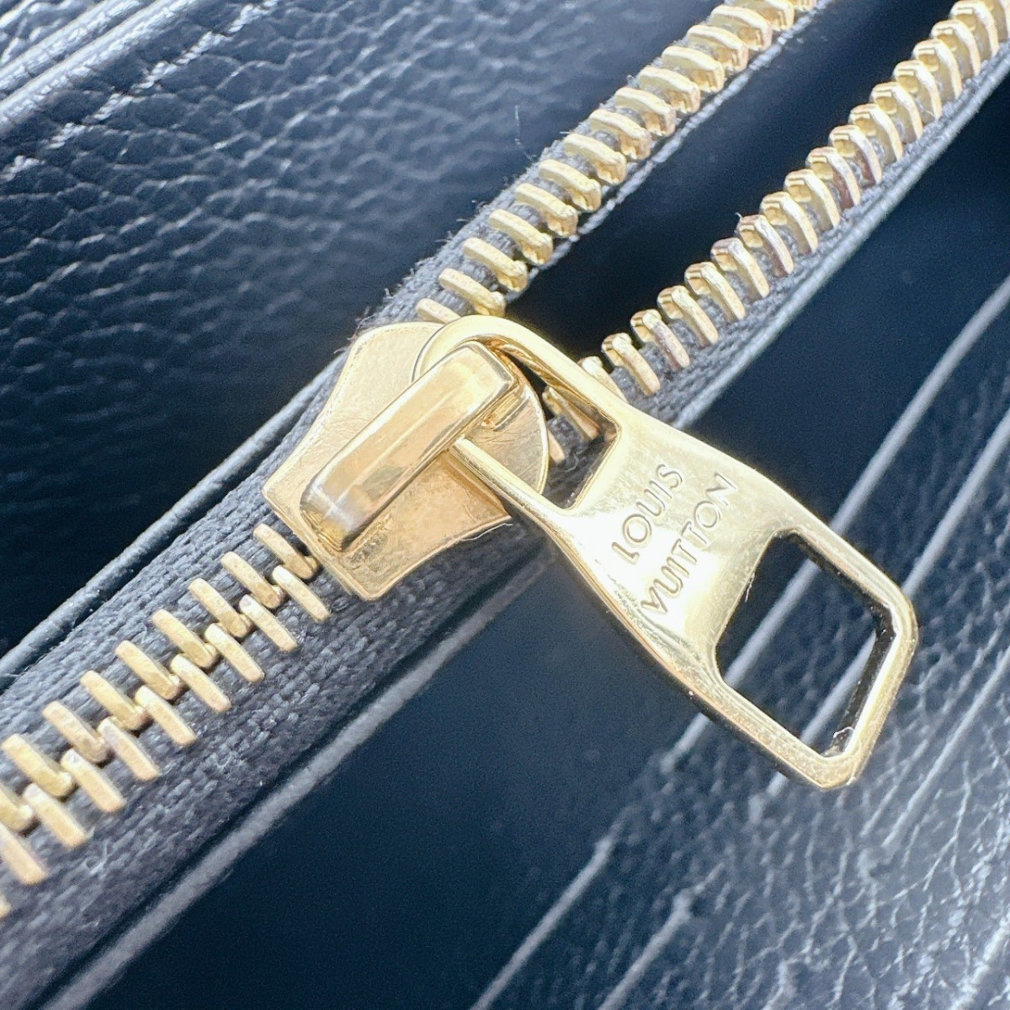Louis Vuitton Beige Black Monogram Empreinte Long Wallet (Bi-Fold) (Pre-Owned)