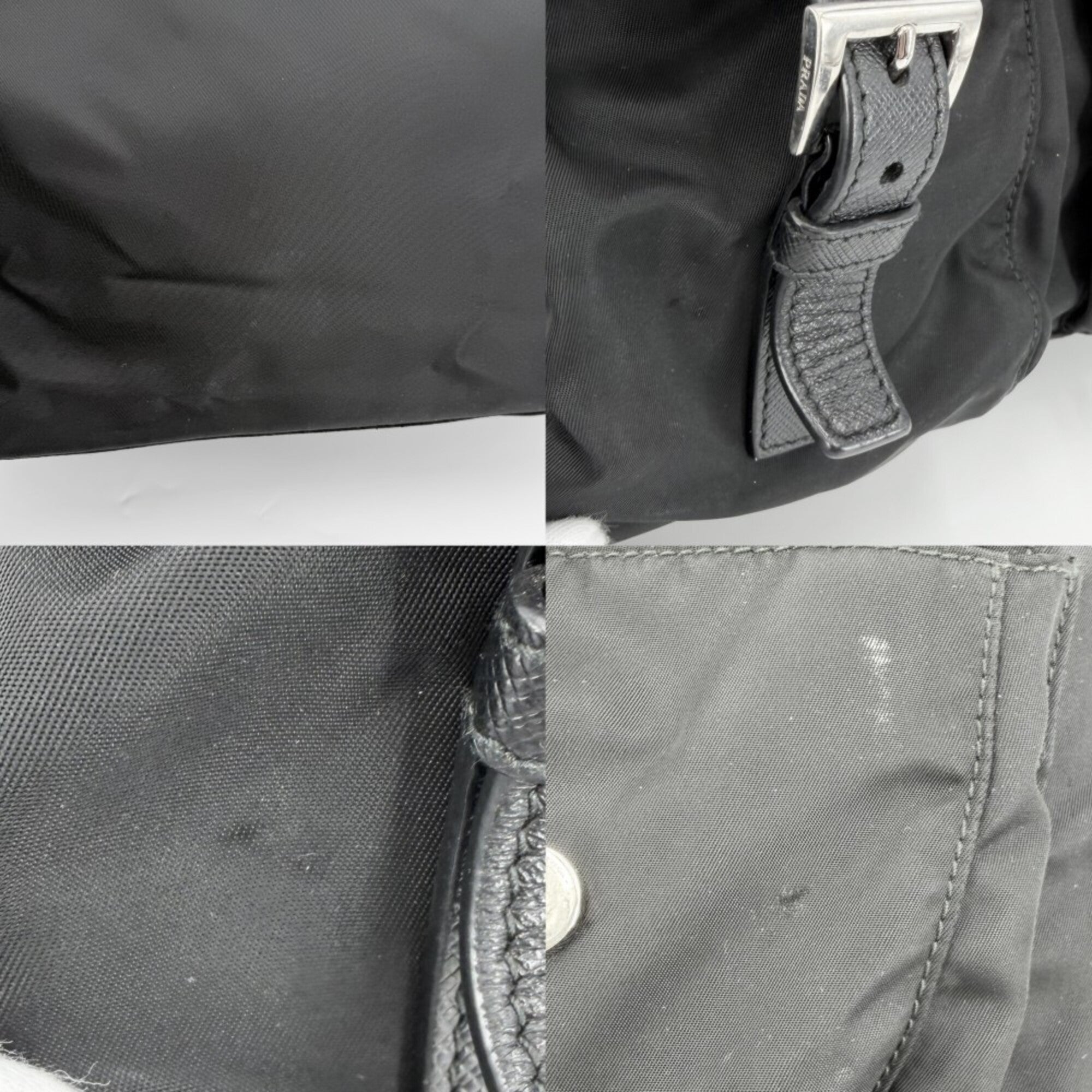 Prada Black Nylon Backpack (Pre-Owned)
