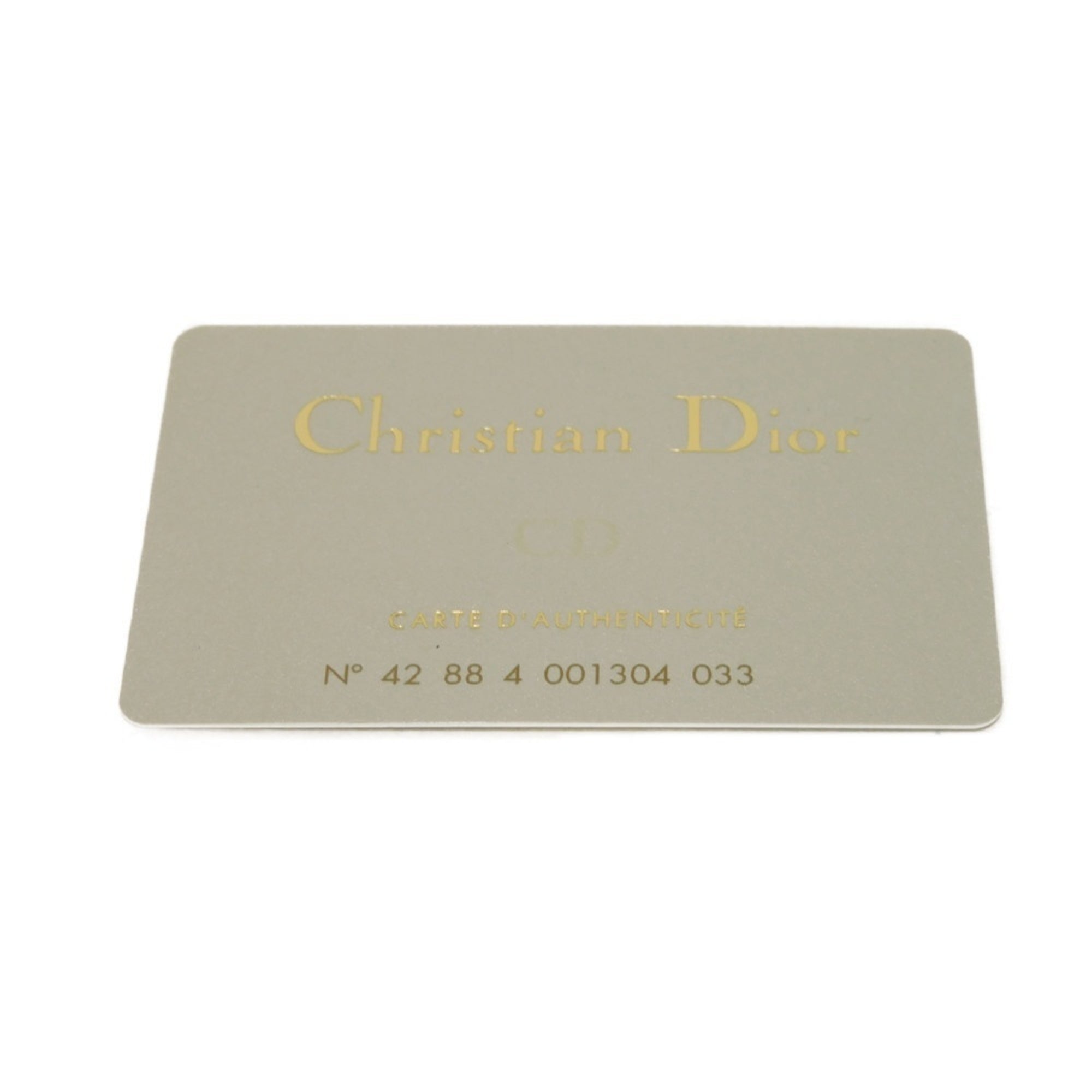Christian Dior Black Leather Long Bill Wallet (Bi-Fold) (Pre-Owned)