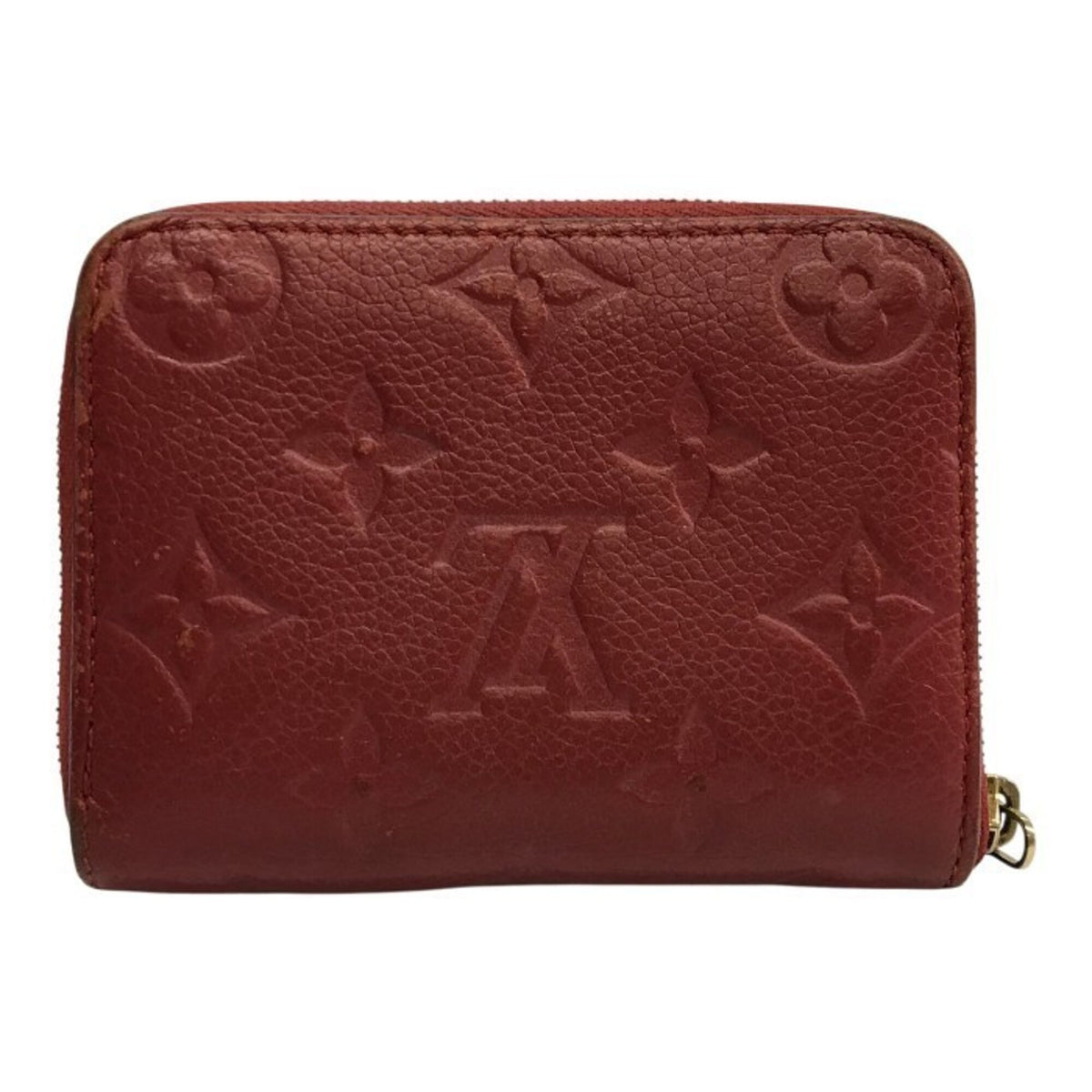 Louis Vuitton Monogram Empreinte Red Color Leather Coin Purse/Coin Case (Pre-Owned)