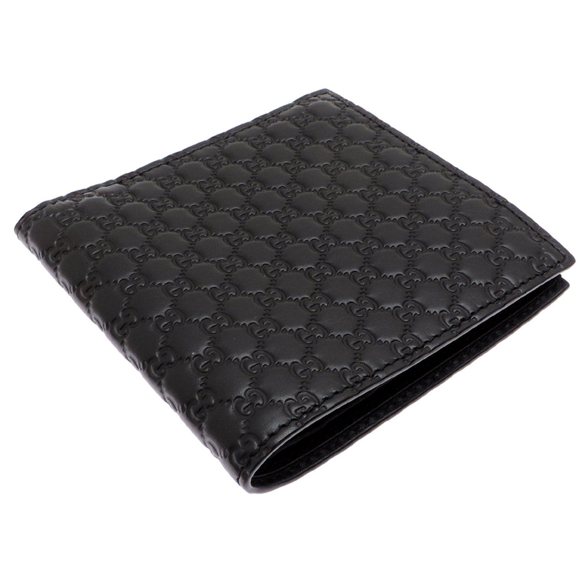 Gucci Black Leather Wallet (Bi-Fold) (Pre-Owned)