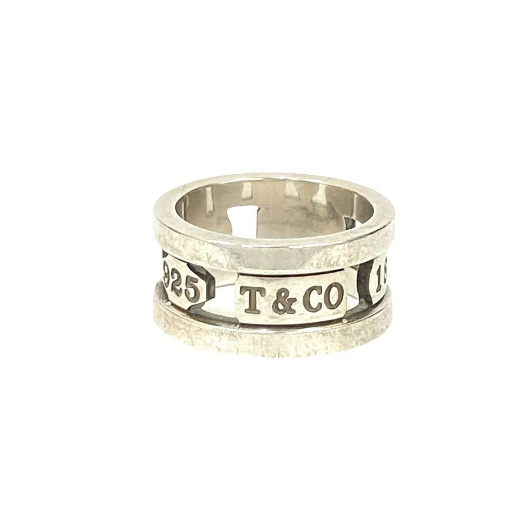 Tiffany Silver Silver 925 Band Ring (Pre-Owned)