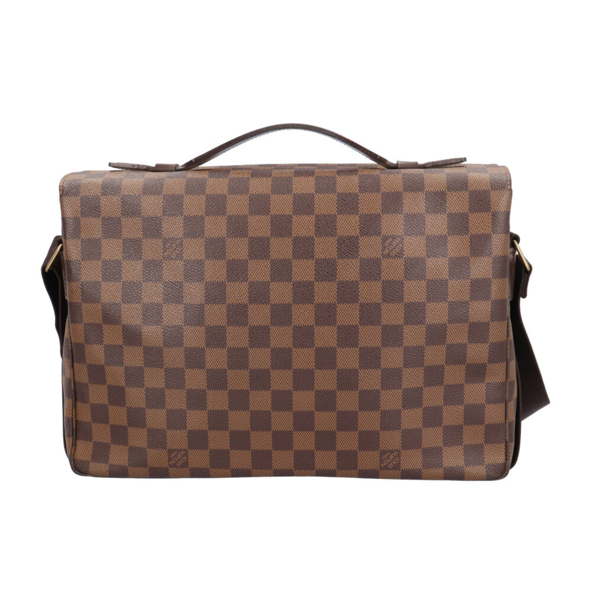 Louis Vuitton Damier Brown Damier Canvas Handbag Shoulder Bag (Pre-Owned)