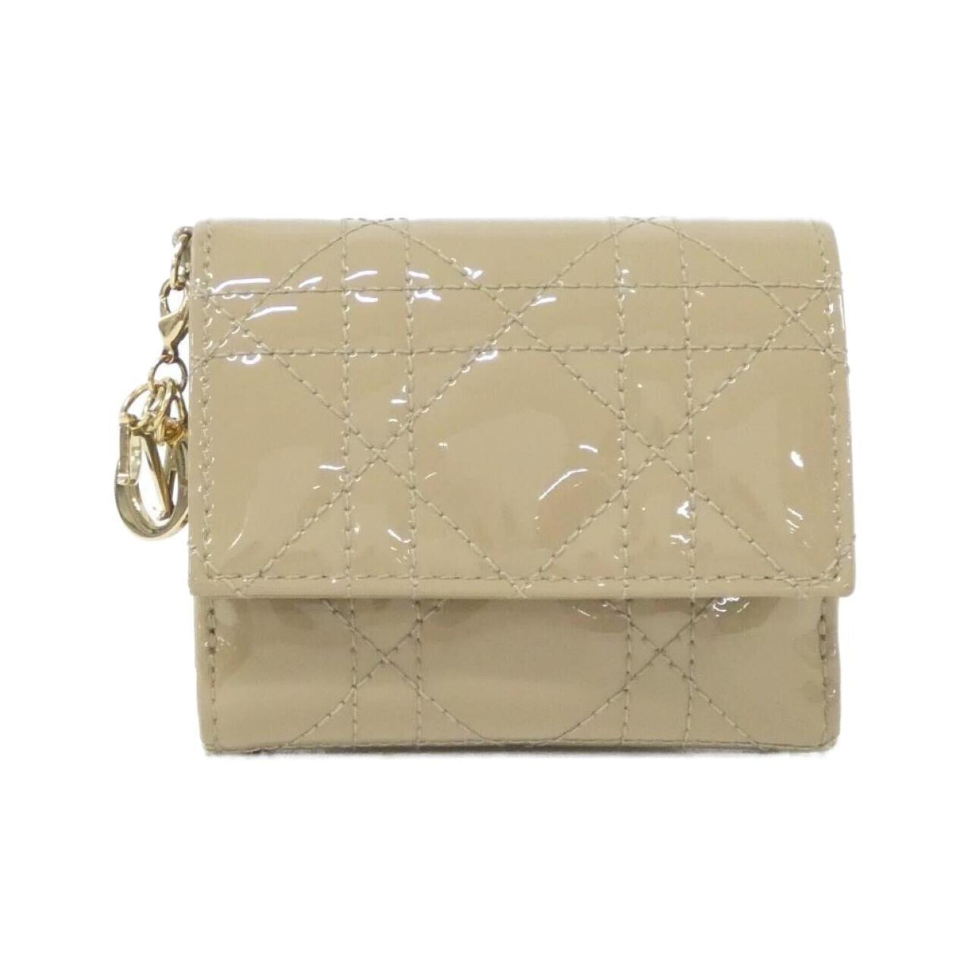 Christian Dior Beige Wallet (Tri-Fold) (Pre-Owned)