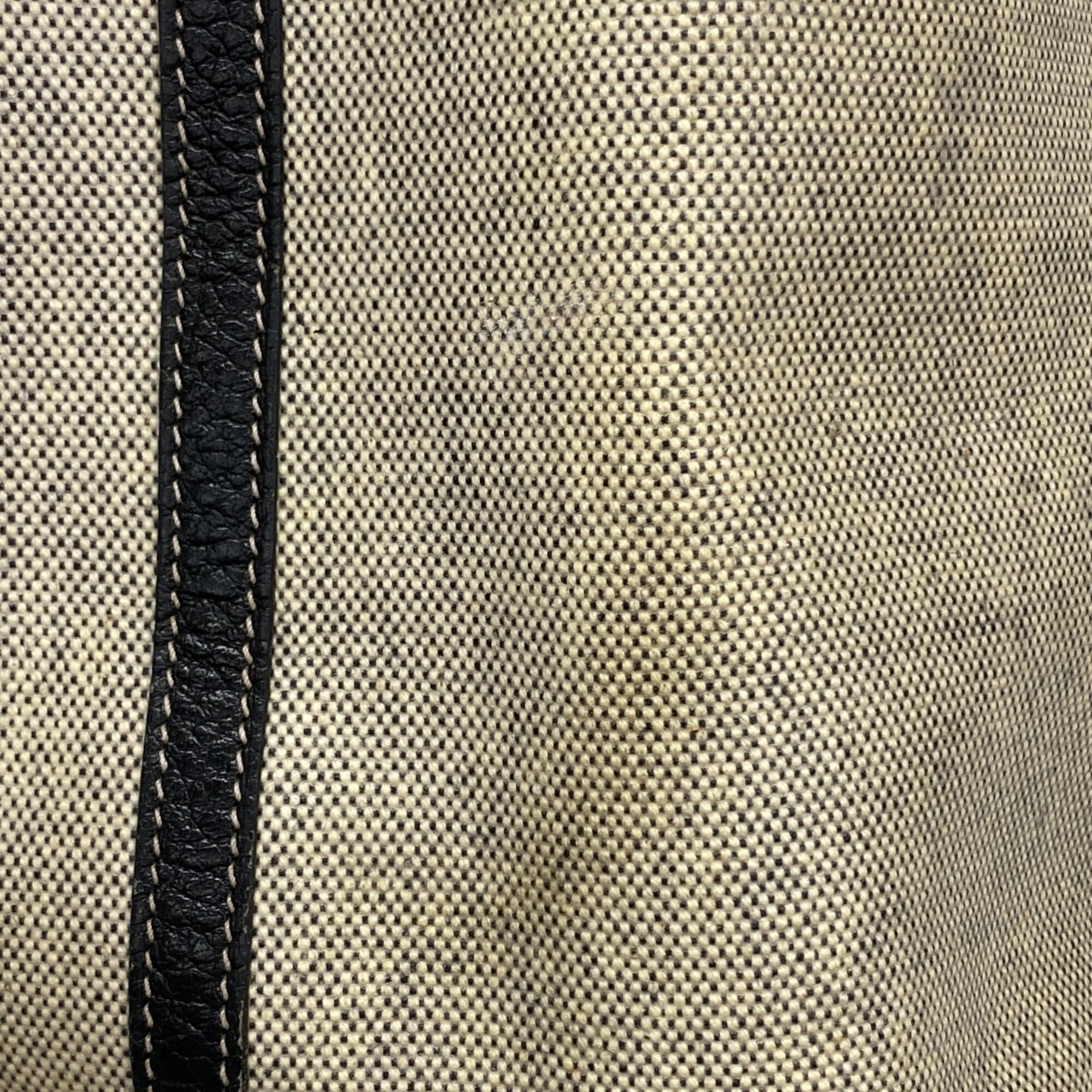 Hermes Black Toile H Tote Bag (Pre-Owned)