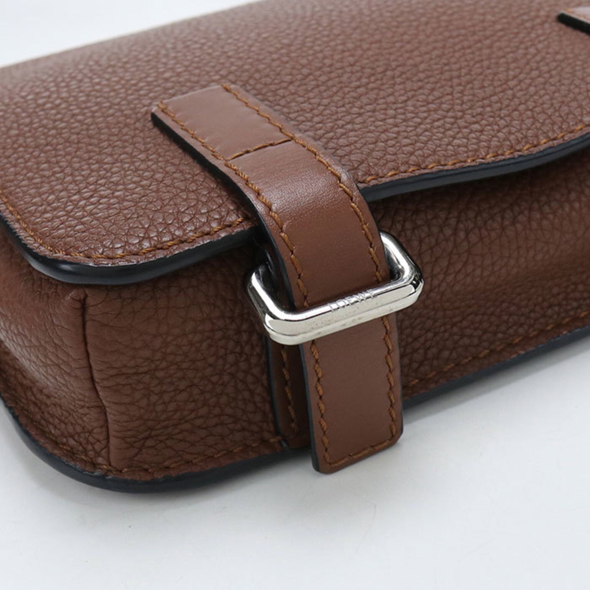 Loewe Brown Leather Sling Bag (Pre-Owned)