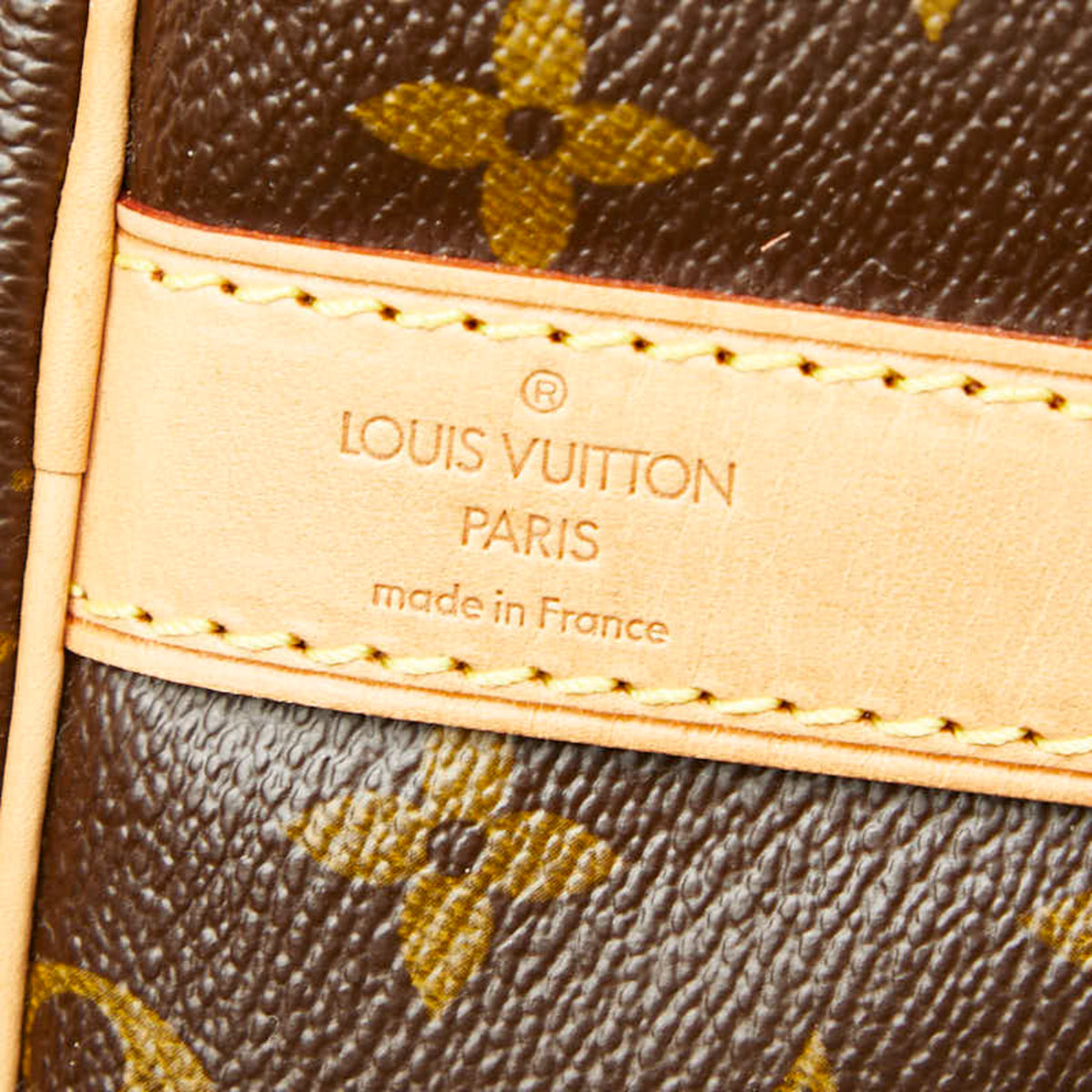 Louis Vuitton Brown Pvc Leather Boston Bag Shoulder Bag (Pre-Owned)