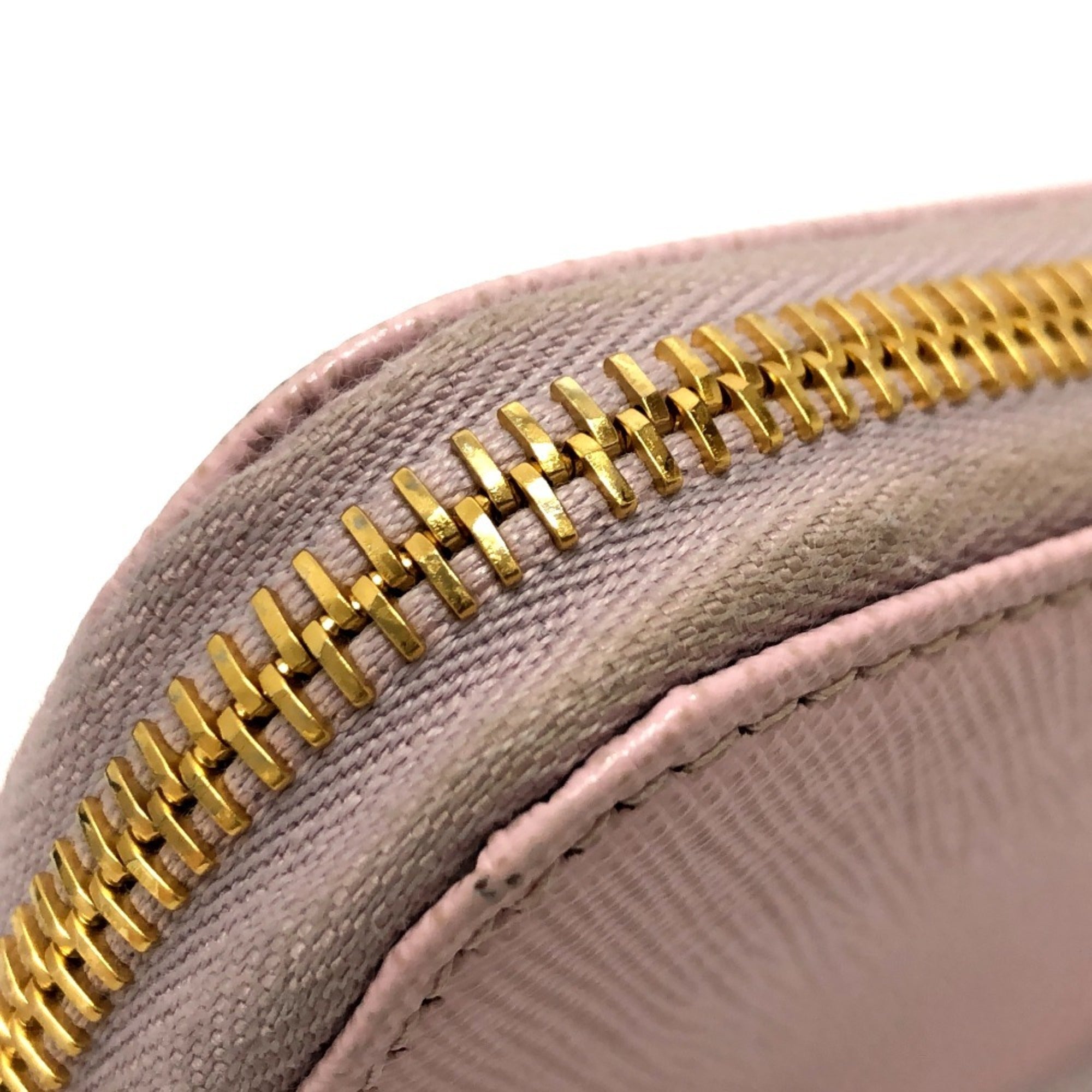 Prada Pink Saffiano Metal Long Wallet (Bi-Fold) (Pre-Owned)