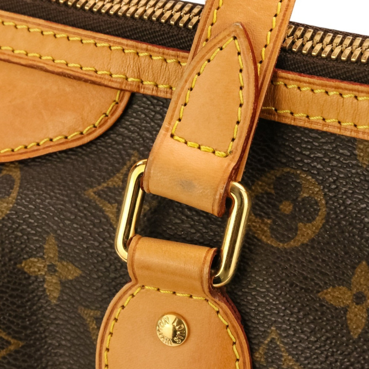 Louis Vuitton Brown Monogram Shoulder Bag Tote Bag (Pre-Owned)