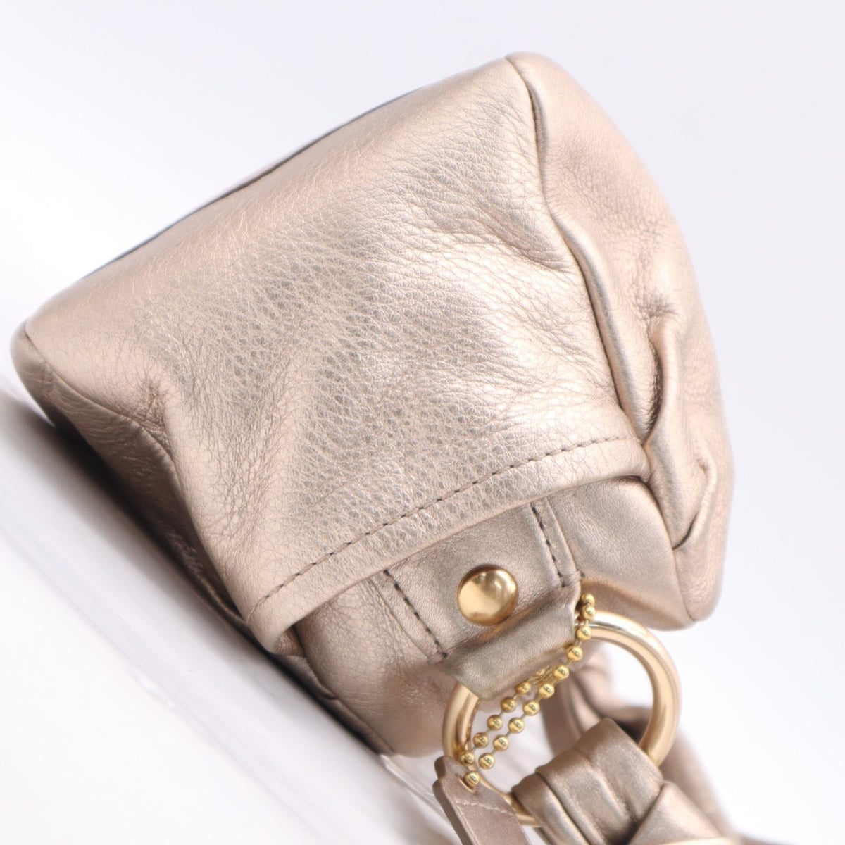 Coach Pink Gold Handbag (Pre-Owned)