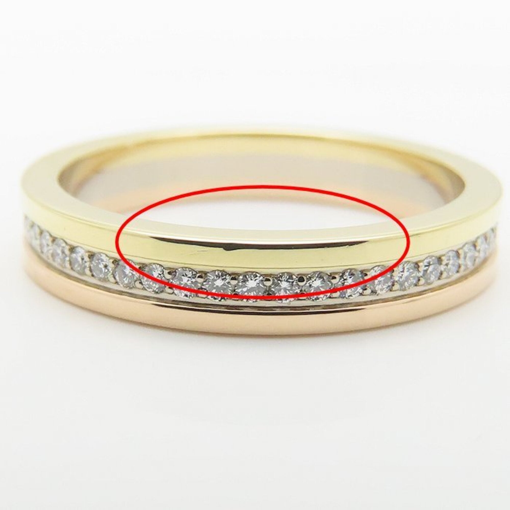 Cartier Yellow Gold (18K) Pink Gold (18K) White Gold (18K) Band Ring (Pre-Owned)