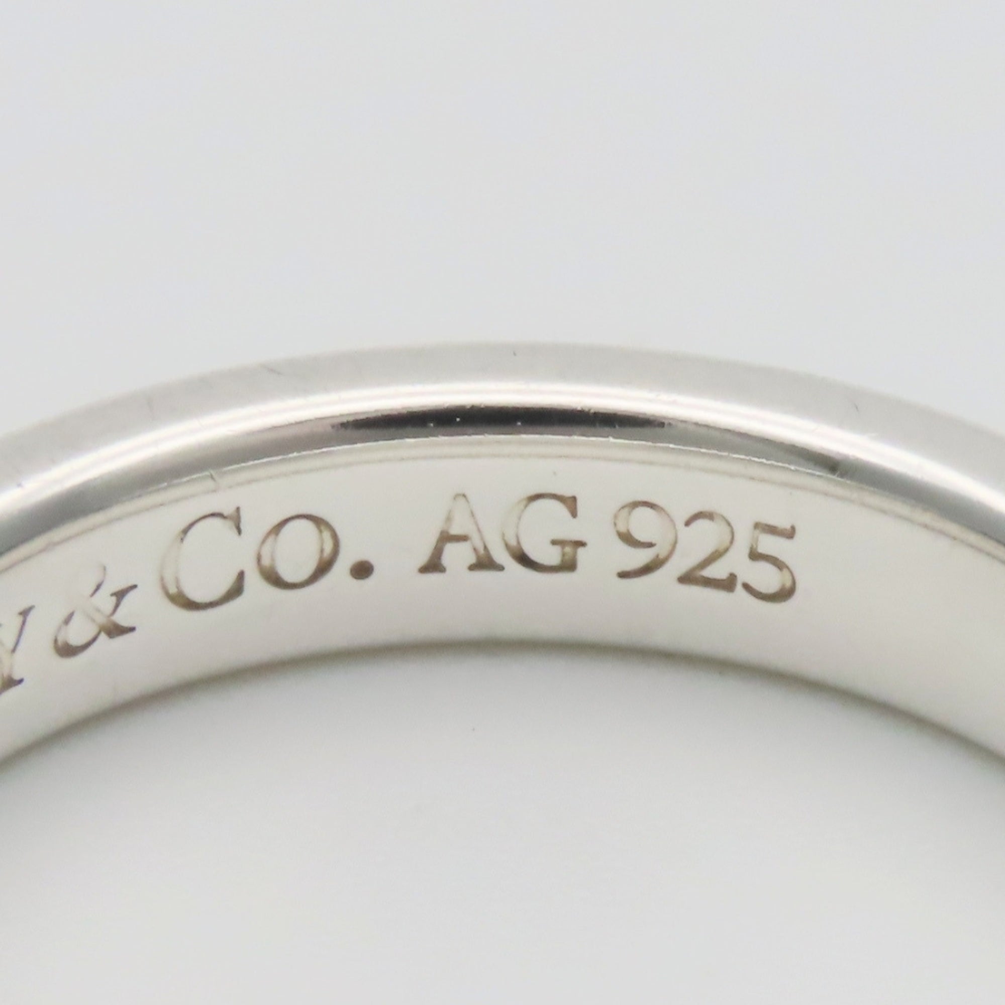 Tiffany Silver Silver 925 Band Ring (Pre-Owned)