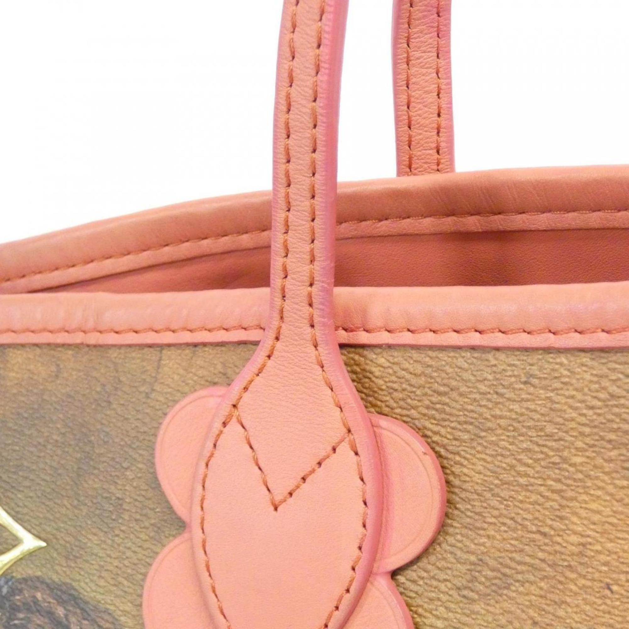 Louis Vuitton Corail Coated Canvas Handbag Pouch (Pre-Owned)