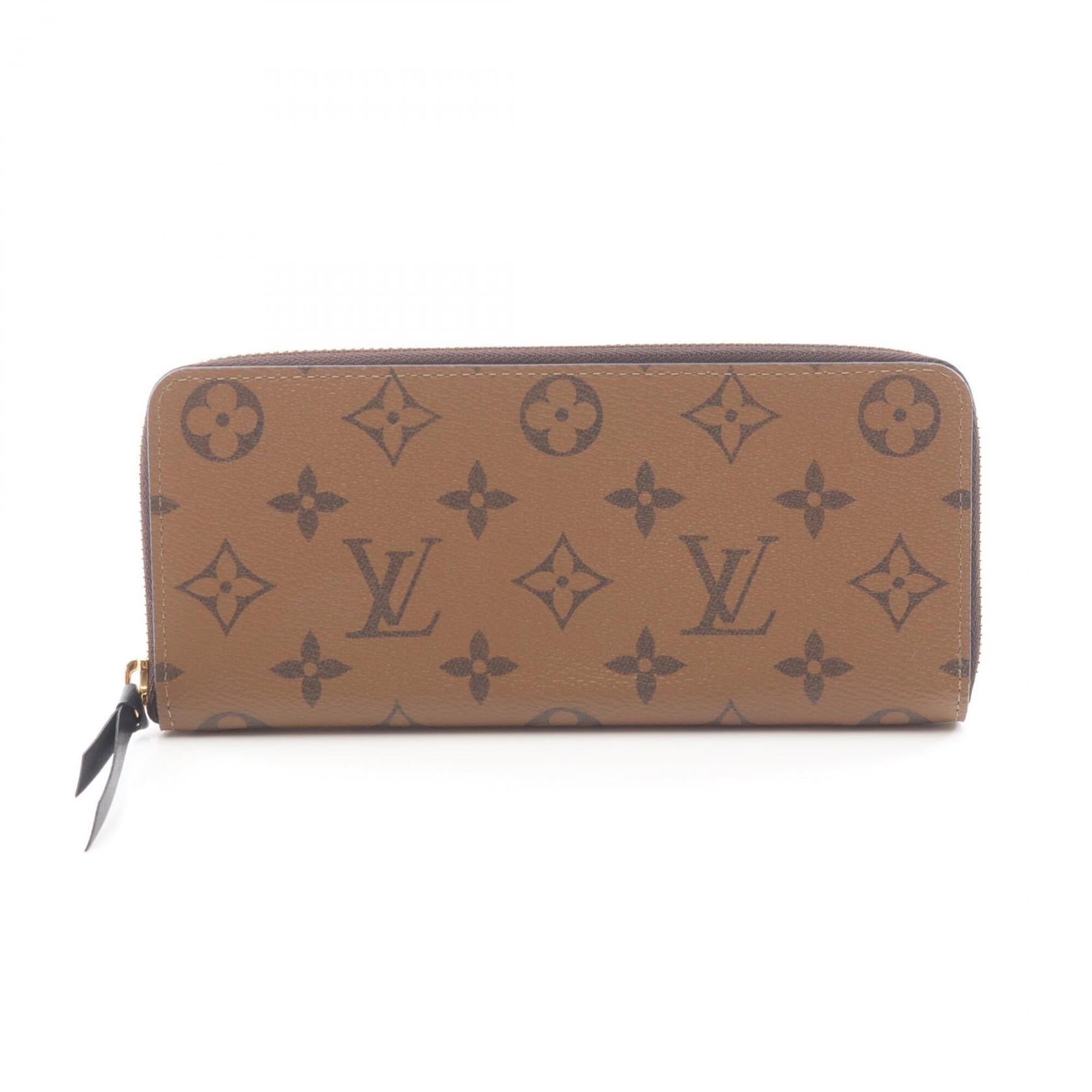 Louis Vuitton Brown Monogram Reverse Monogram Reverse Long Wallet (Bi-Fold) (Pre-Owned)