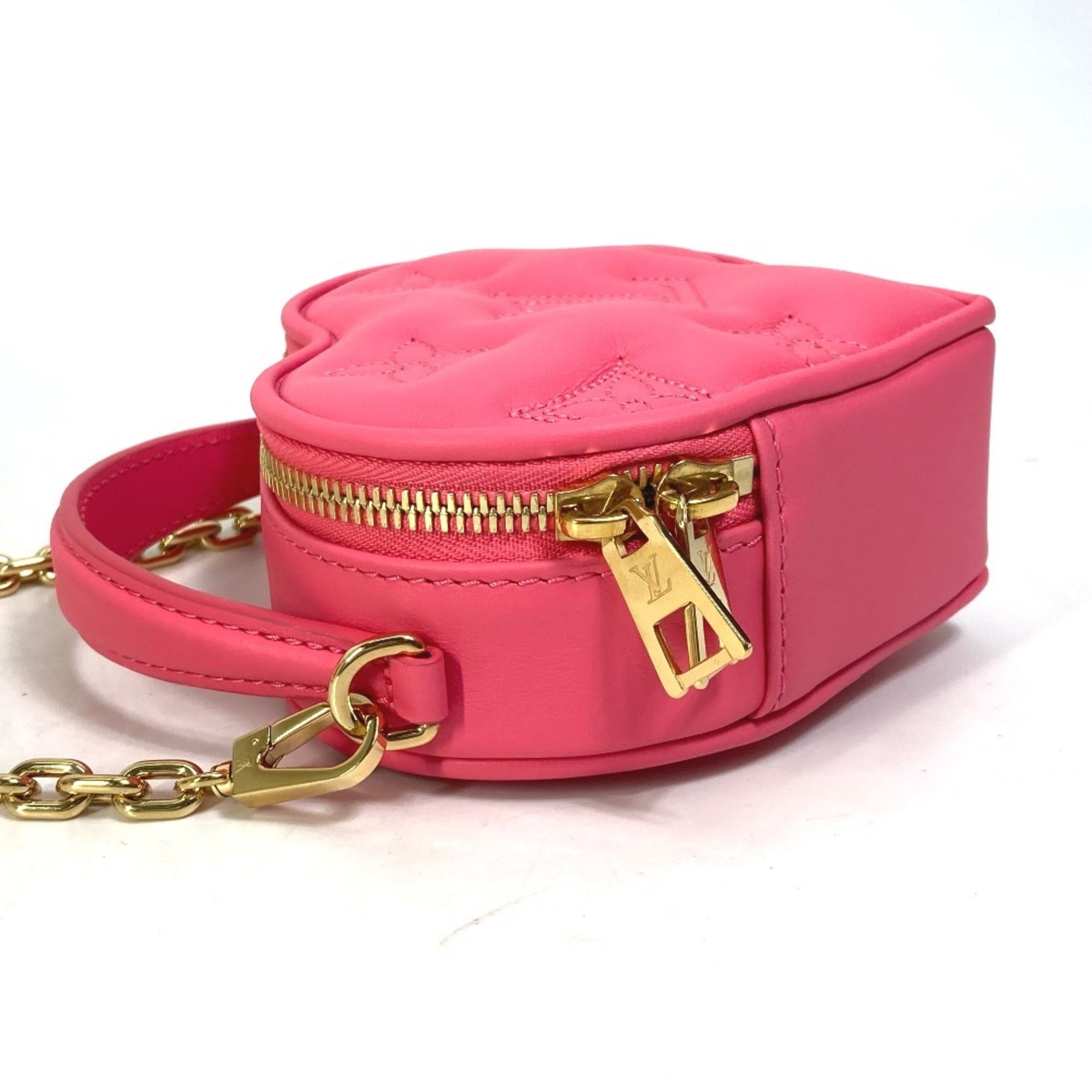 Louis Vuitton Pink Leather Handbag Shoulder Bag (Pre-Owned)