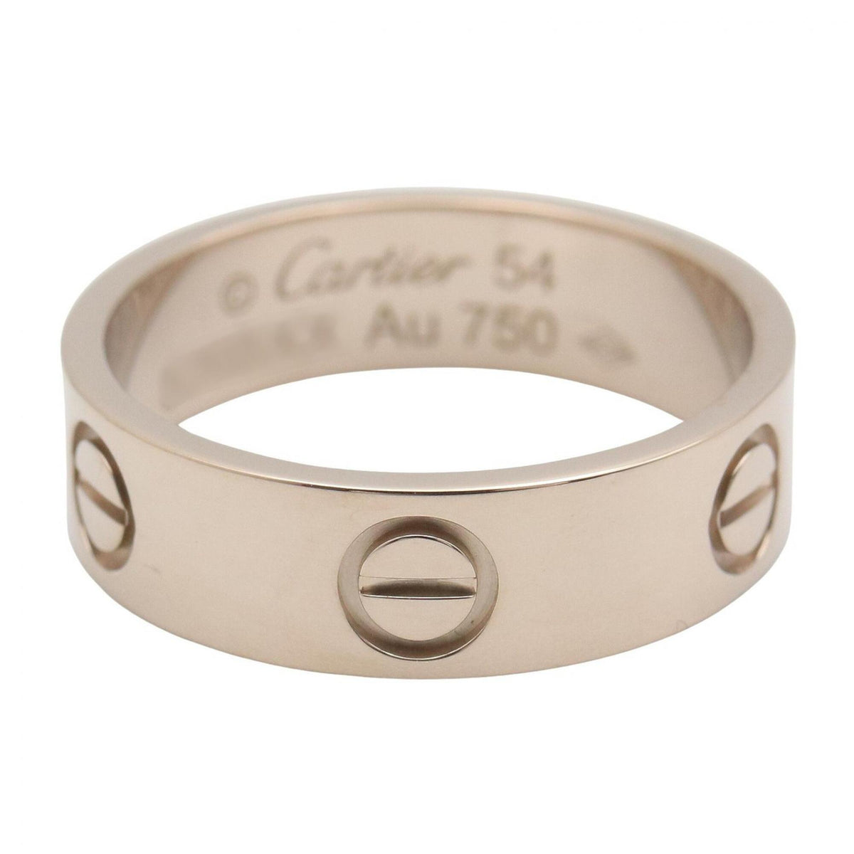 Cartier Silver White Gold (18K) Band Ring (Pre-Owned)