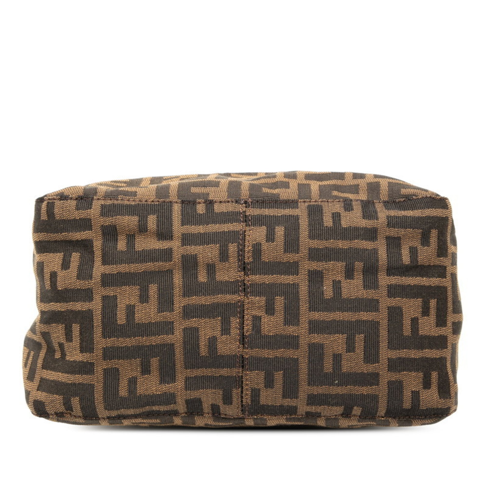 Fendi Brown Zucca Shoulder Bag (Pre-Owned)