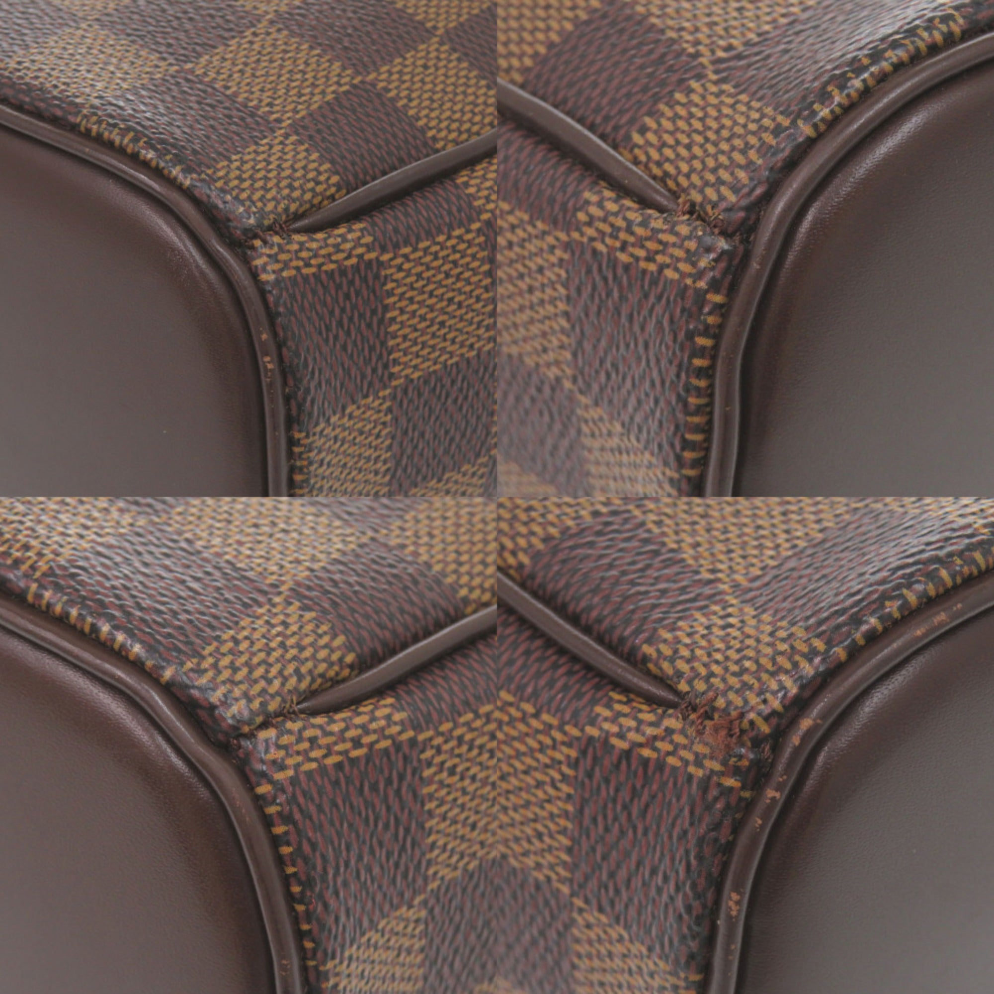 Louis Vuitton Damier Brown Damier Canvas Damier Canvas Shoulder Bag (Pre-Owned)