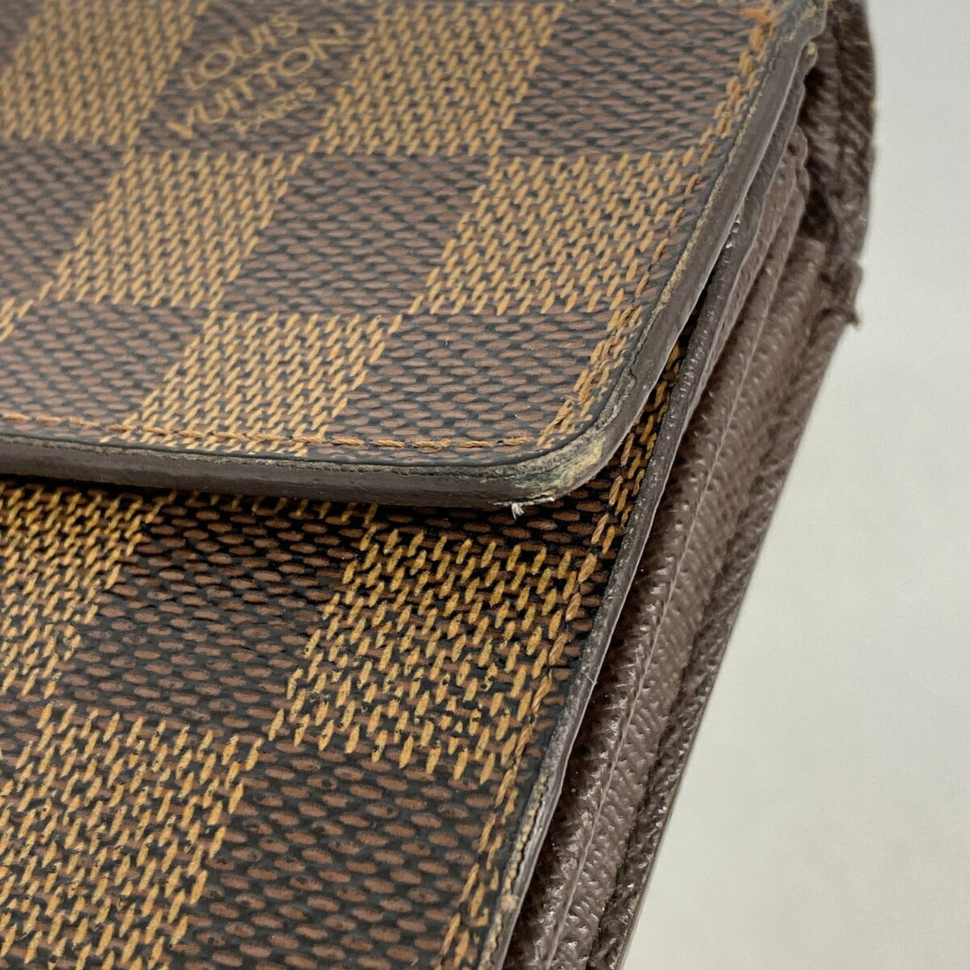 Louis Vuitton Ebene Long Wallet (Bi-Fold) (Pre-Owned)