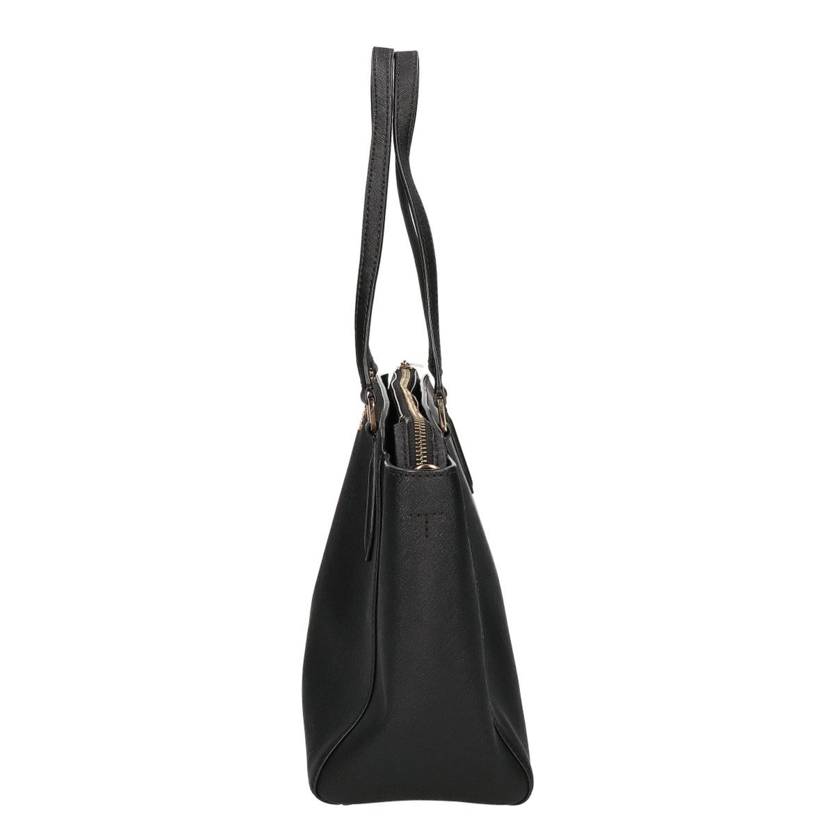 Tory Burch Black Leather Tote Bag (Pre-Owned)