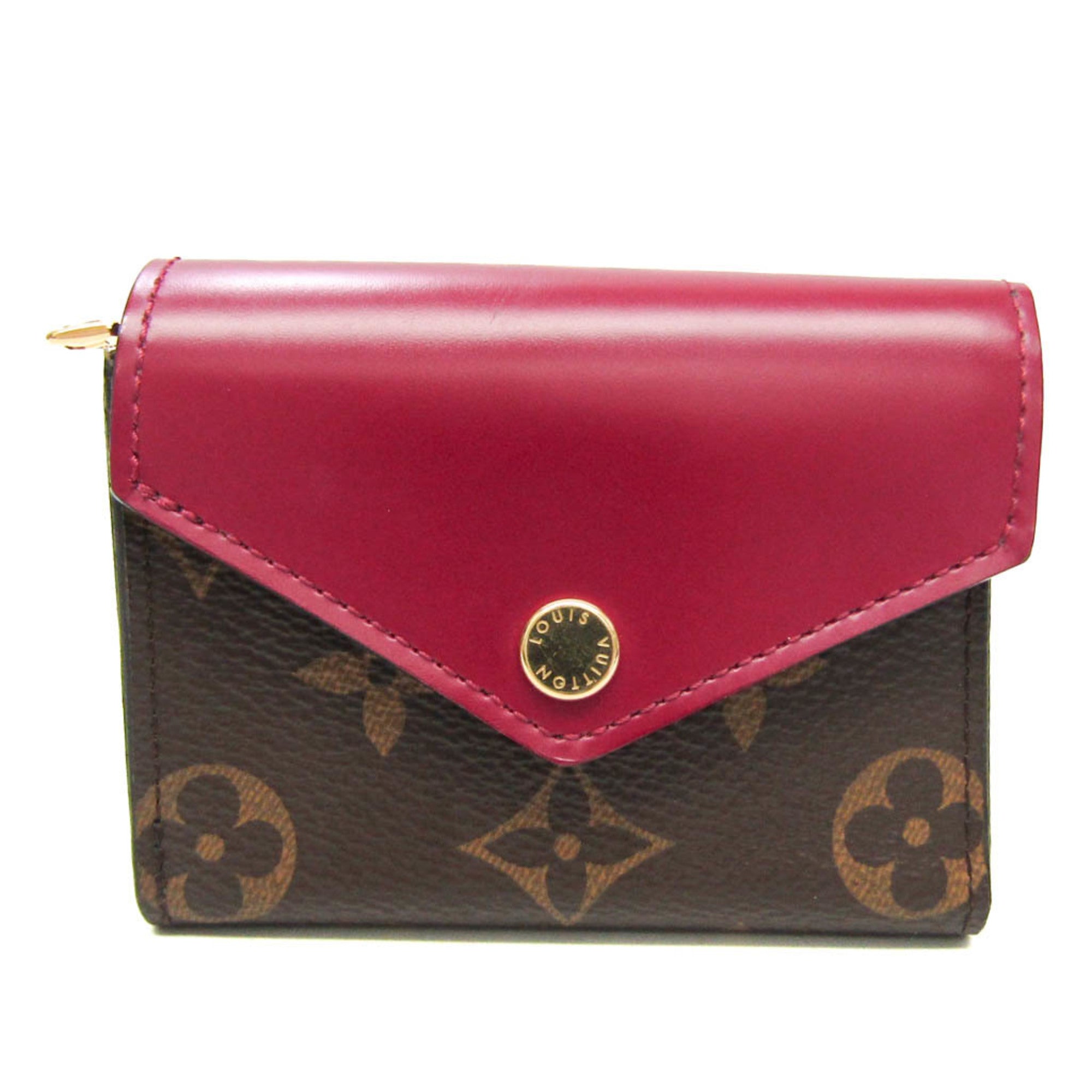 Louis Vuitton Monogram Fuchsia Monogram Monogram Wallet (Tri-Fold) (Pre-Owned)