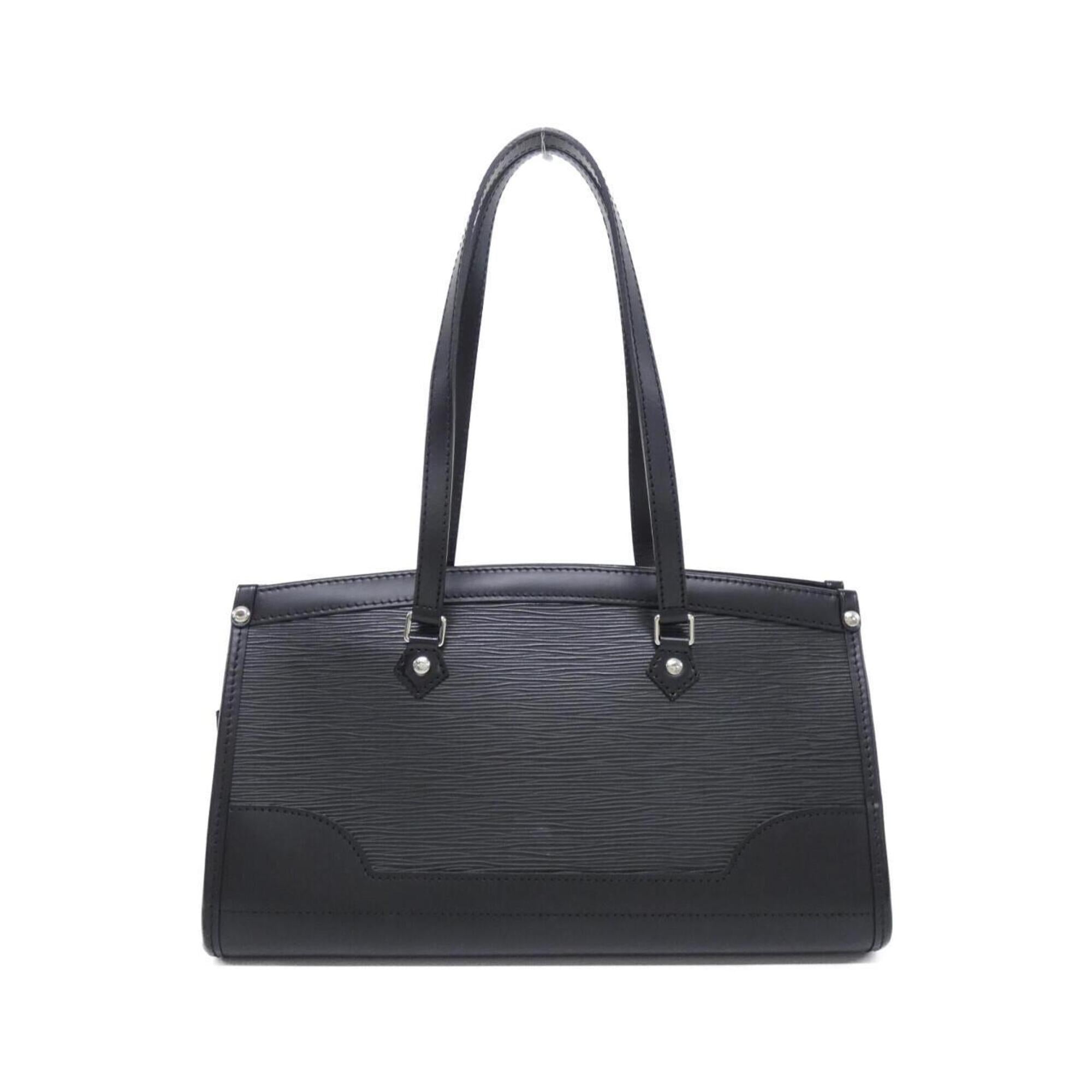 Louis Vuitton Black Leather Shoulder Bag (Pre-Owned)