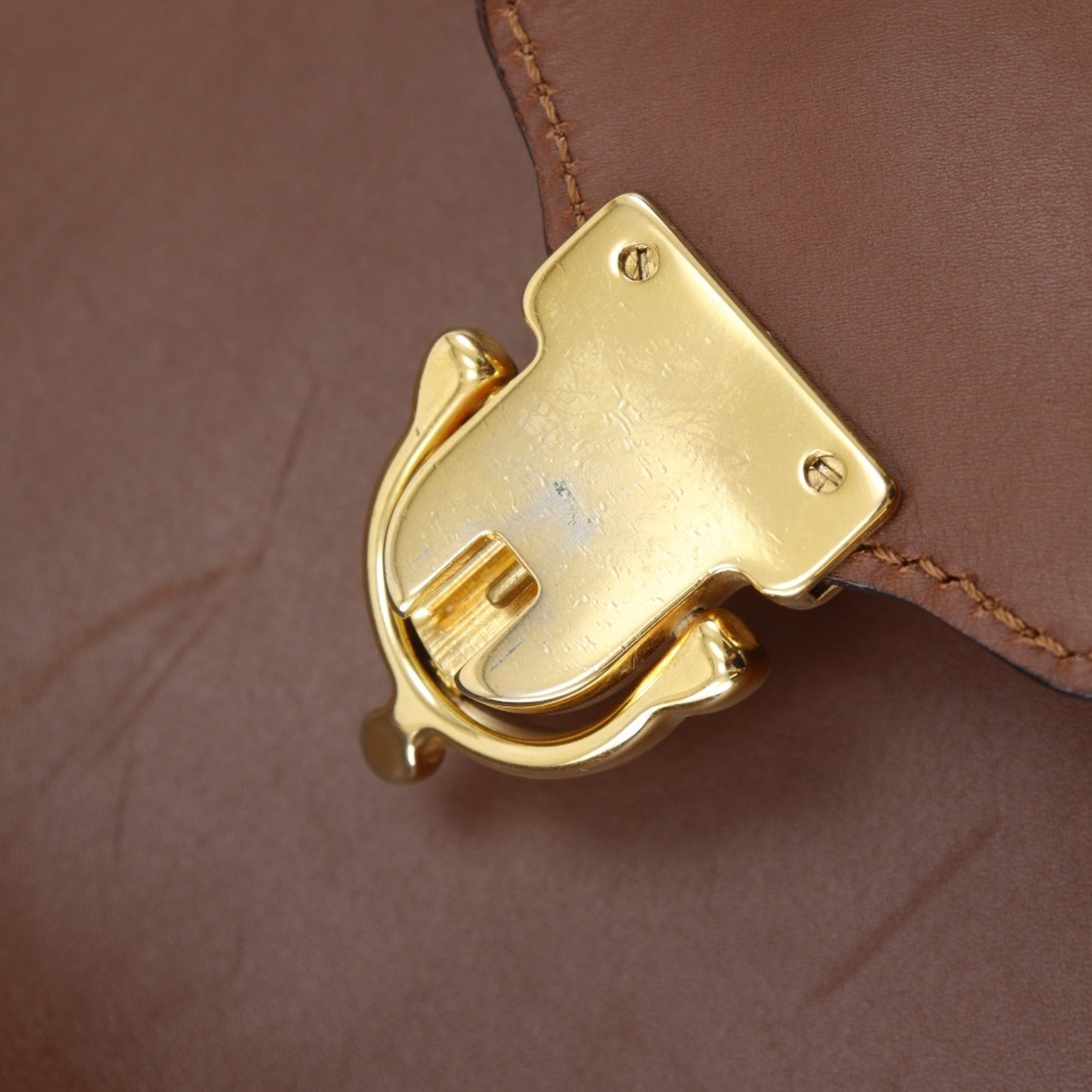 Celine Brown Leather Tote Bag (Pre-Owned)